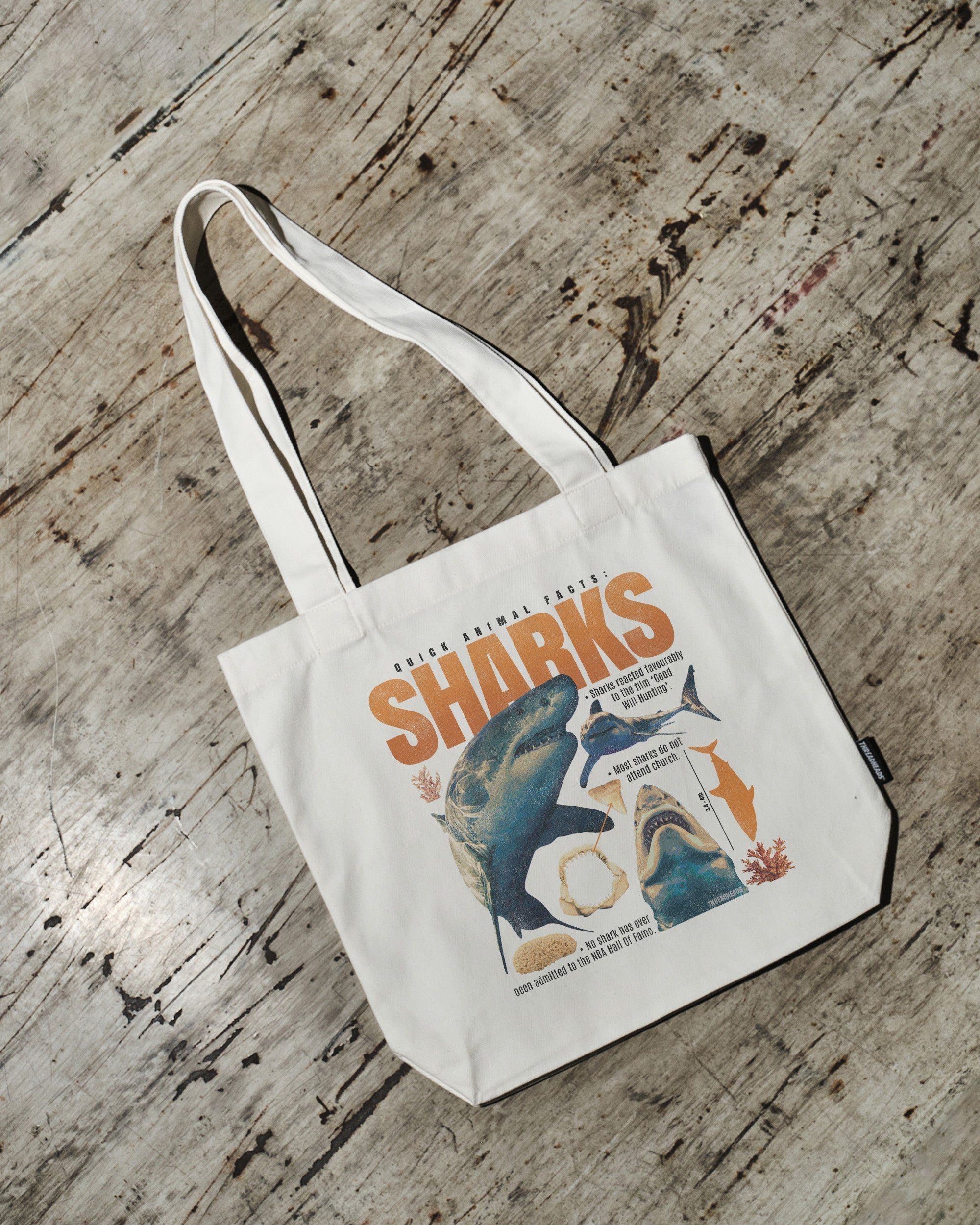 Quick Animal Facts - Sharks Tote Bag