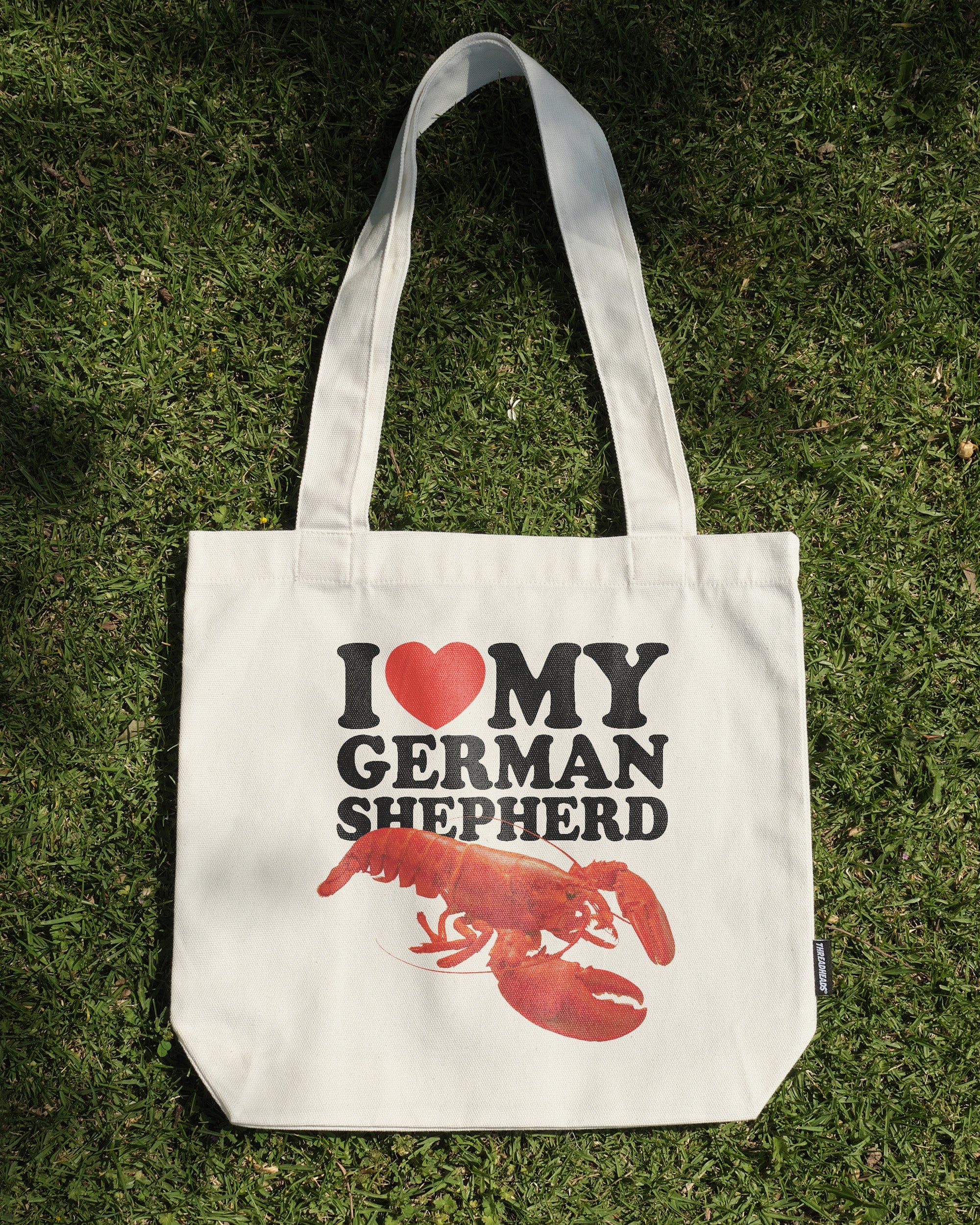 I Love My German Shepherd Tote Bag