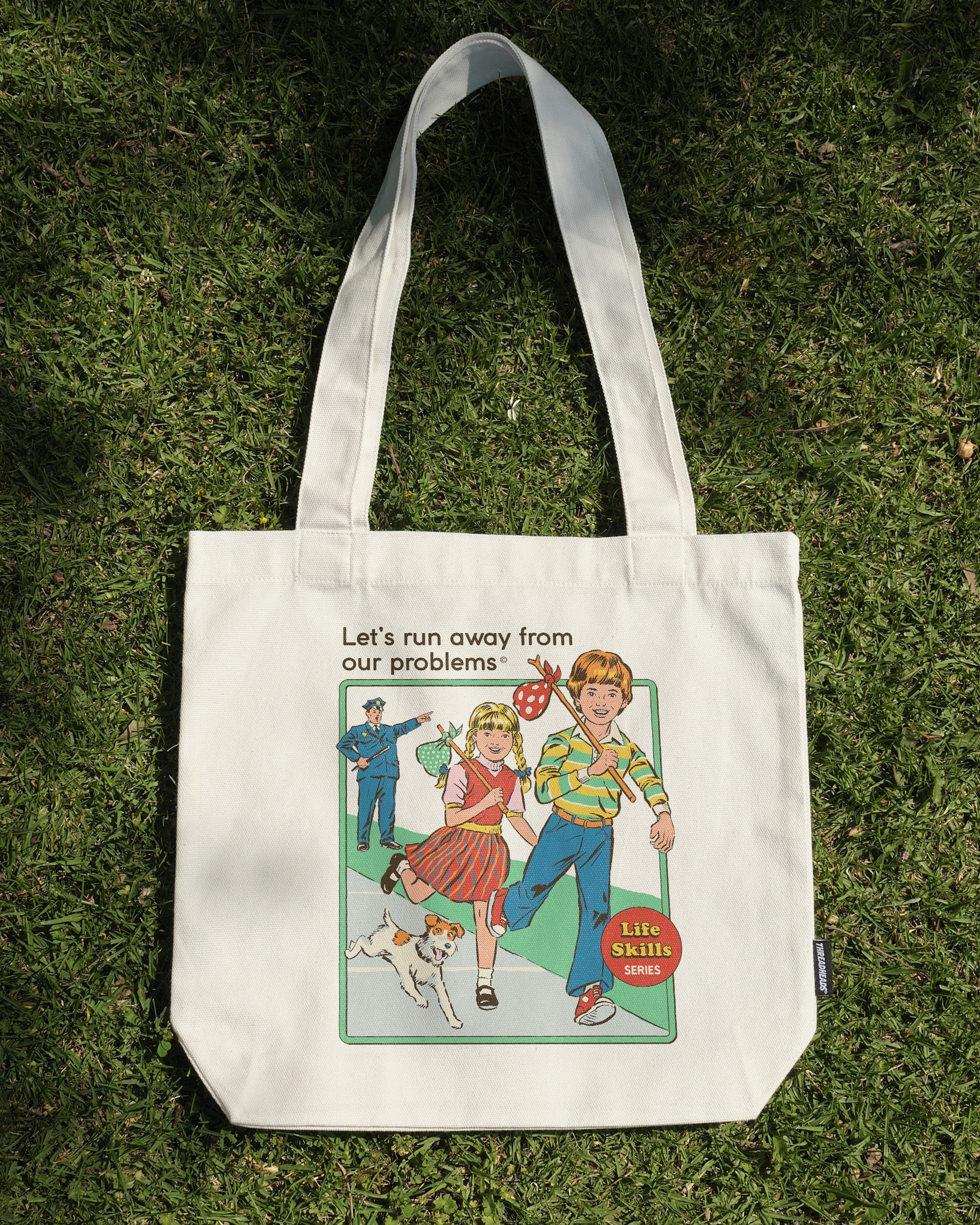 Let's Run Away Tote Bag