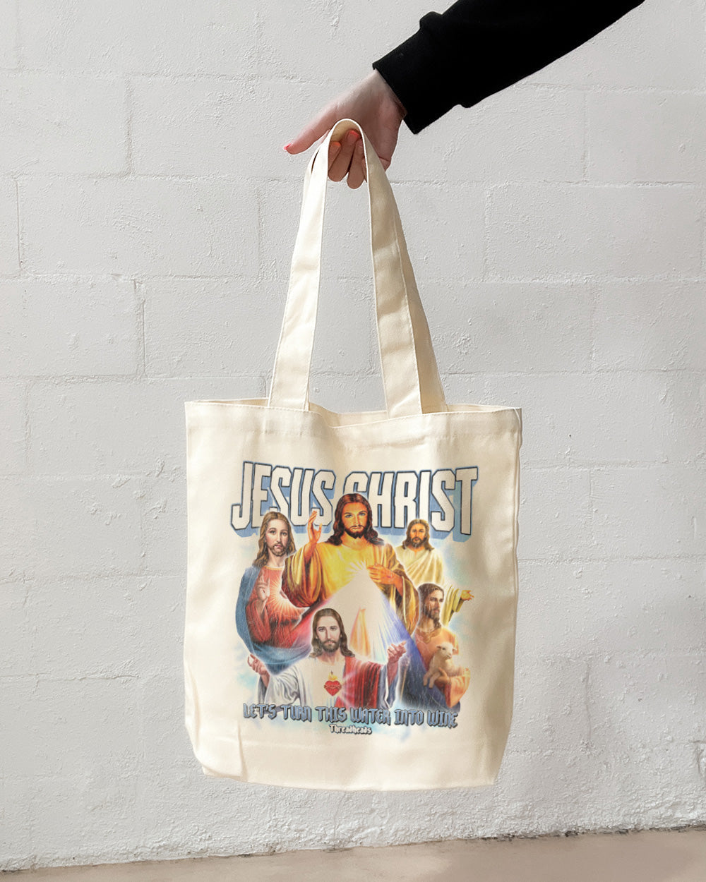 Vintage Jesus Christ Tote Bag