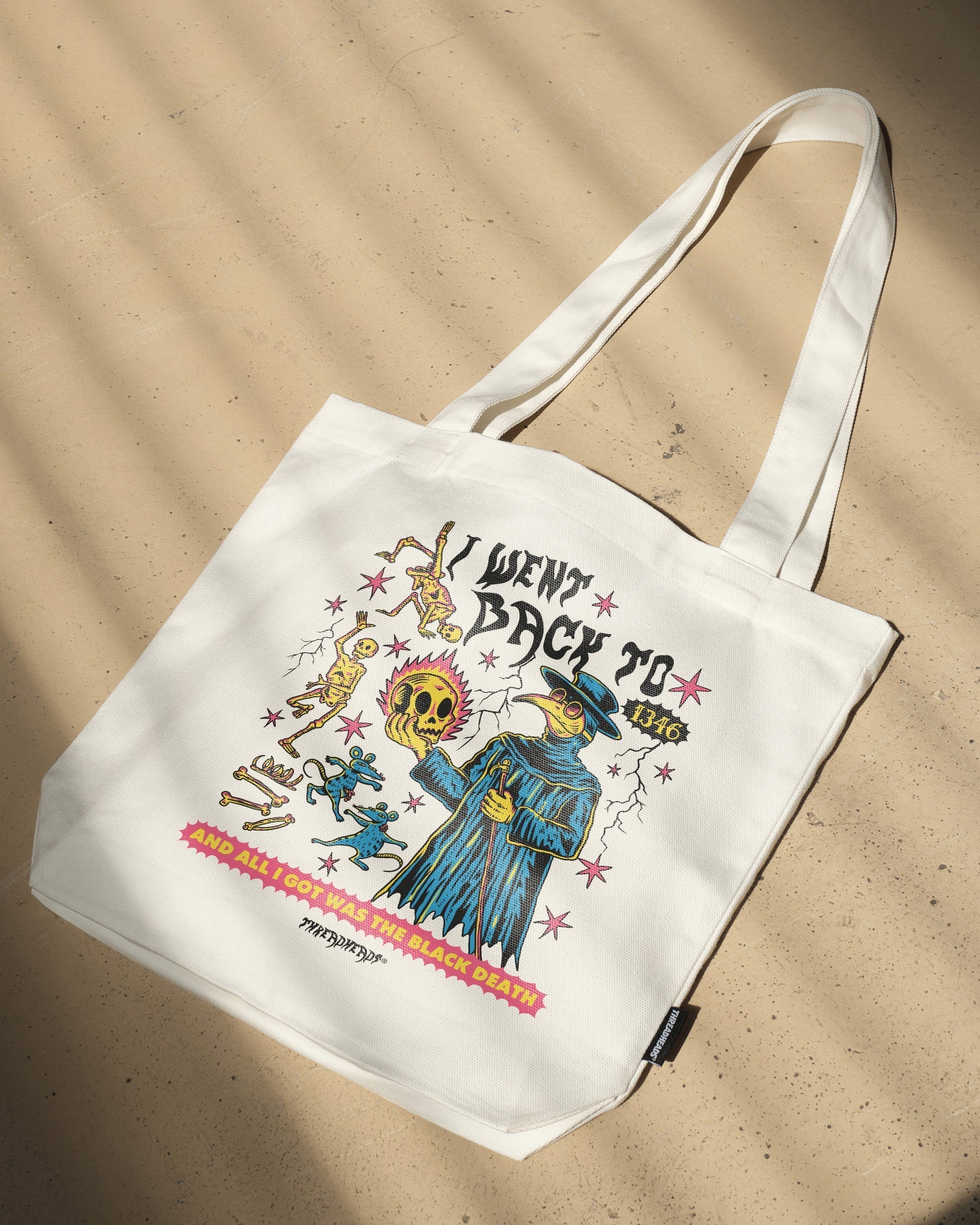 Black Death Tote Bag