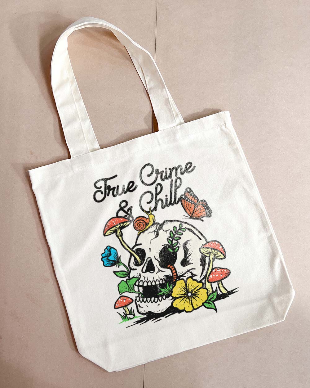 True Crime and Chill Tote Bag