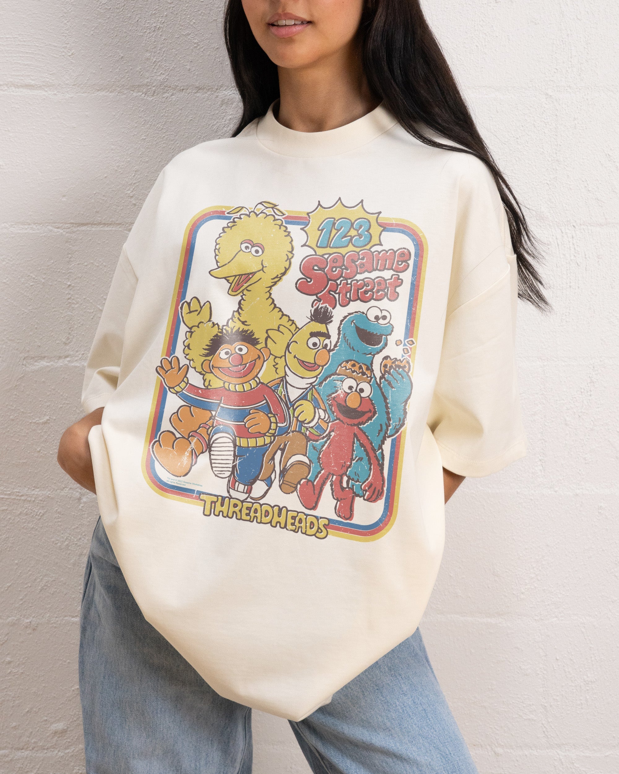 123 Sesame St Oversized Tee