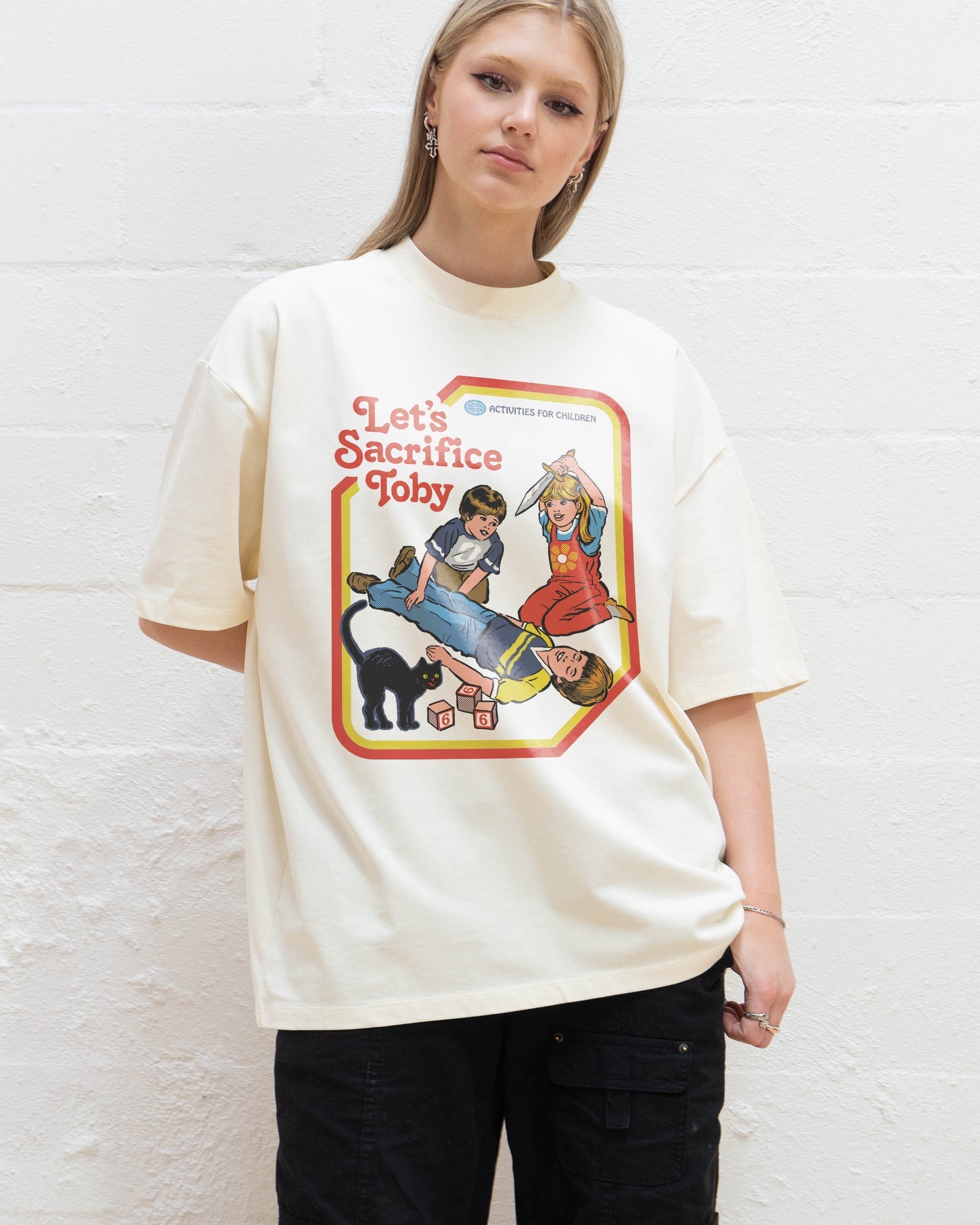 Let's Sacrifice Toby Oversized Tee