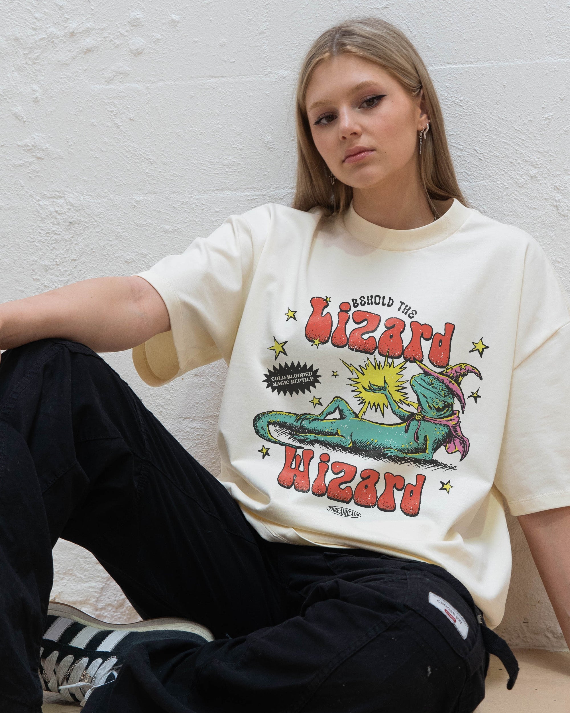 Lizard Wizard Oversized Tee