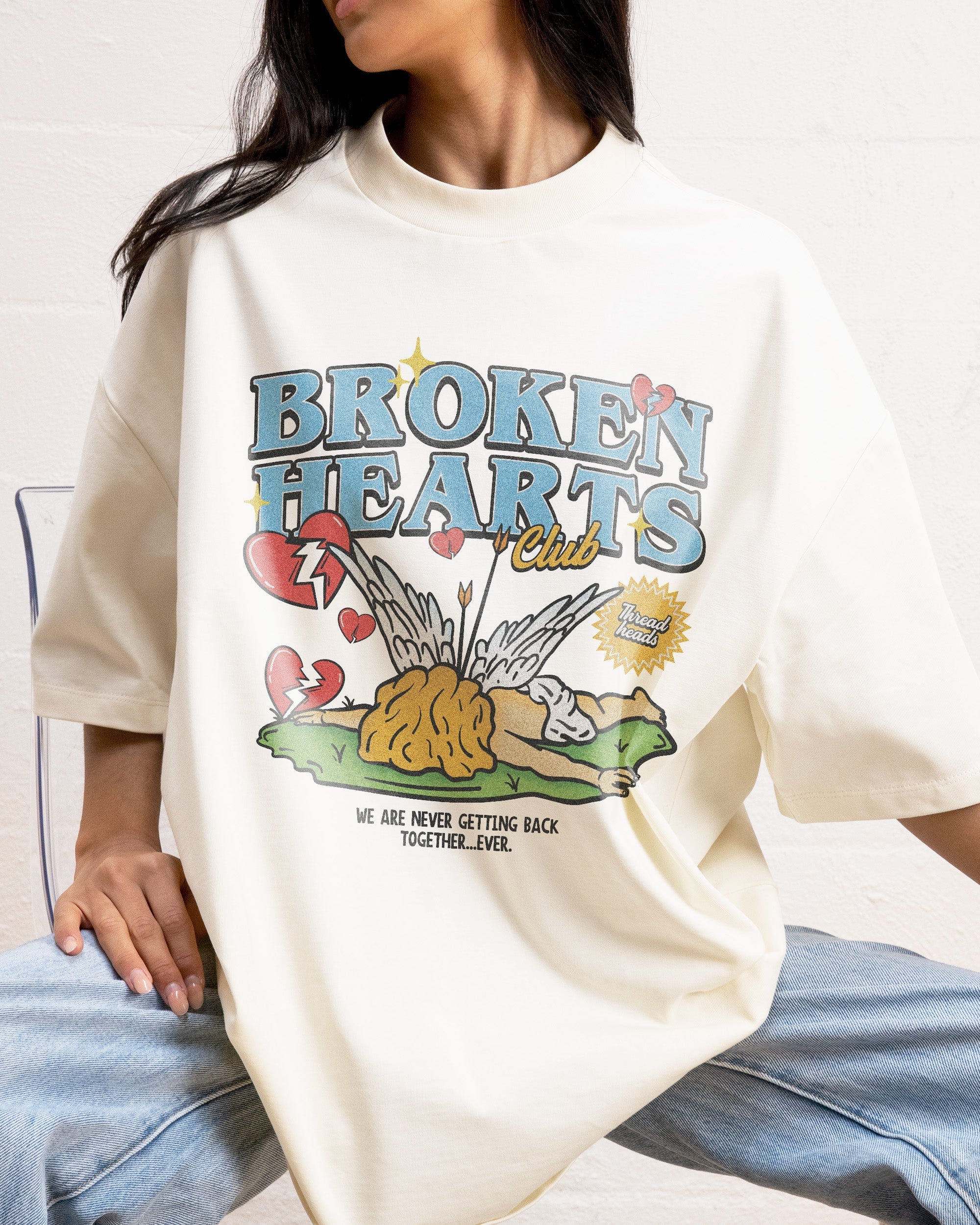 Broken Hearts Club Oversized Tee