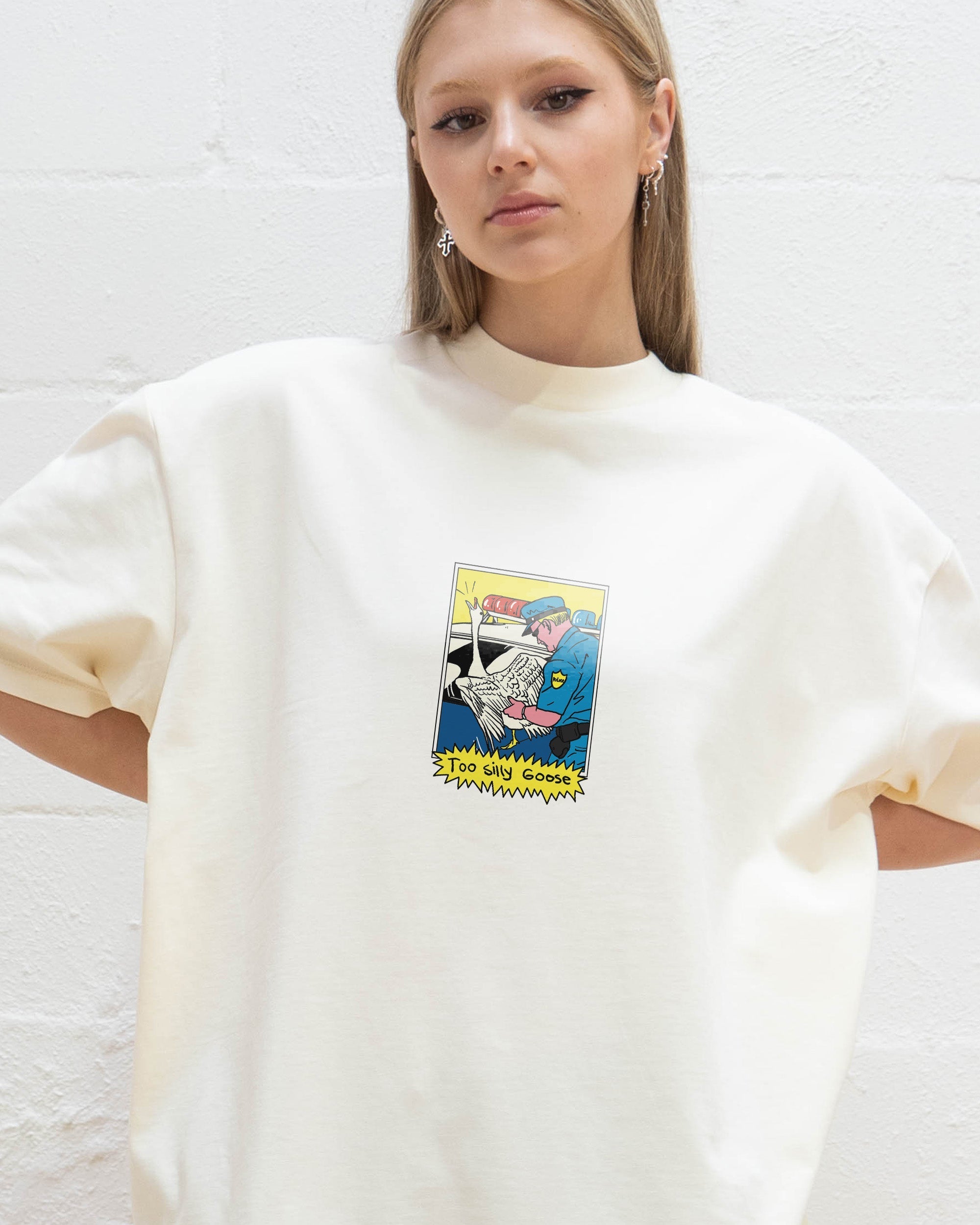 Too Silly Goose Oversized Tee