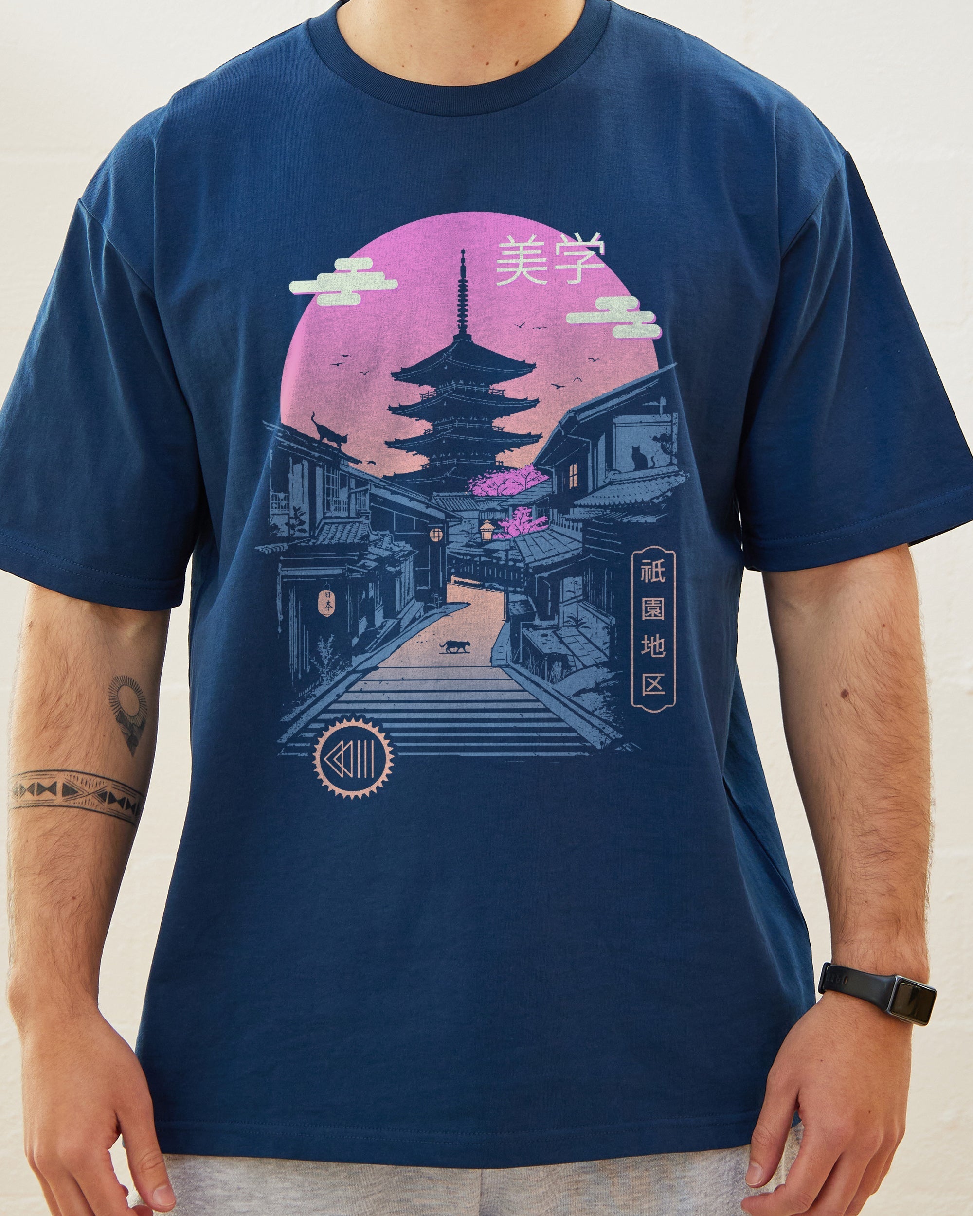 Pagoda Wave Aesthetics T-Shirt