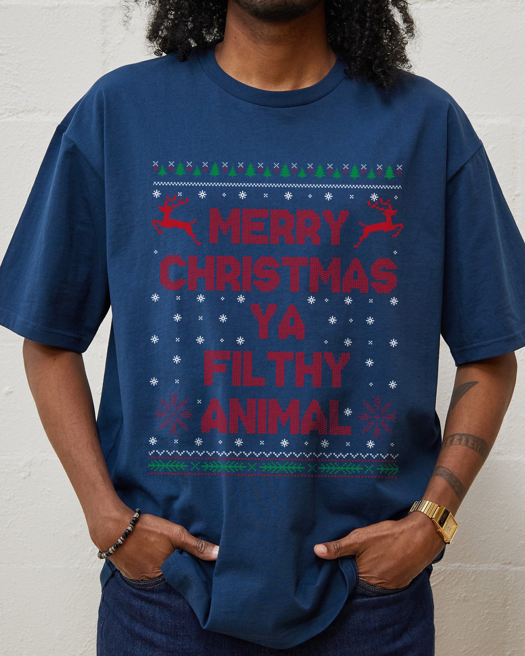 Merry Christmas Ya Filthy Animals T-Shirt