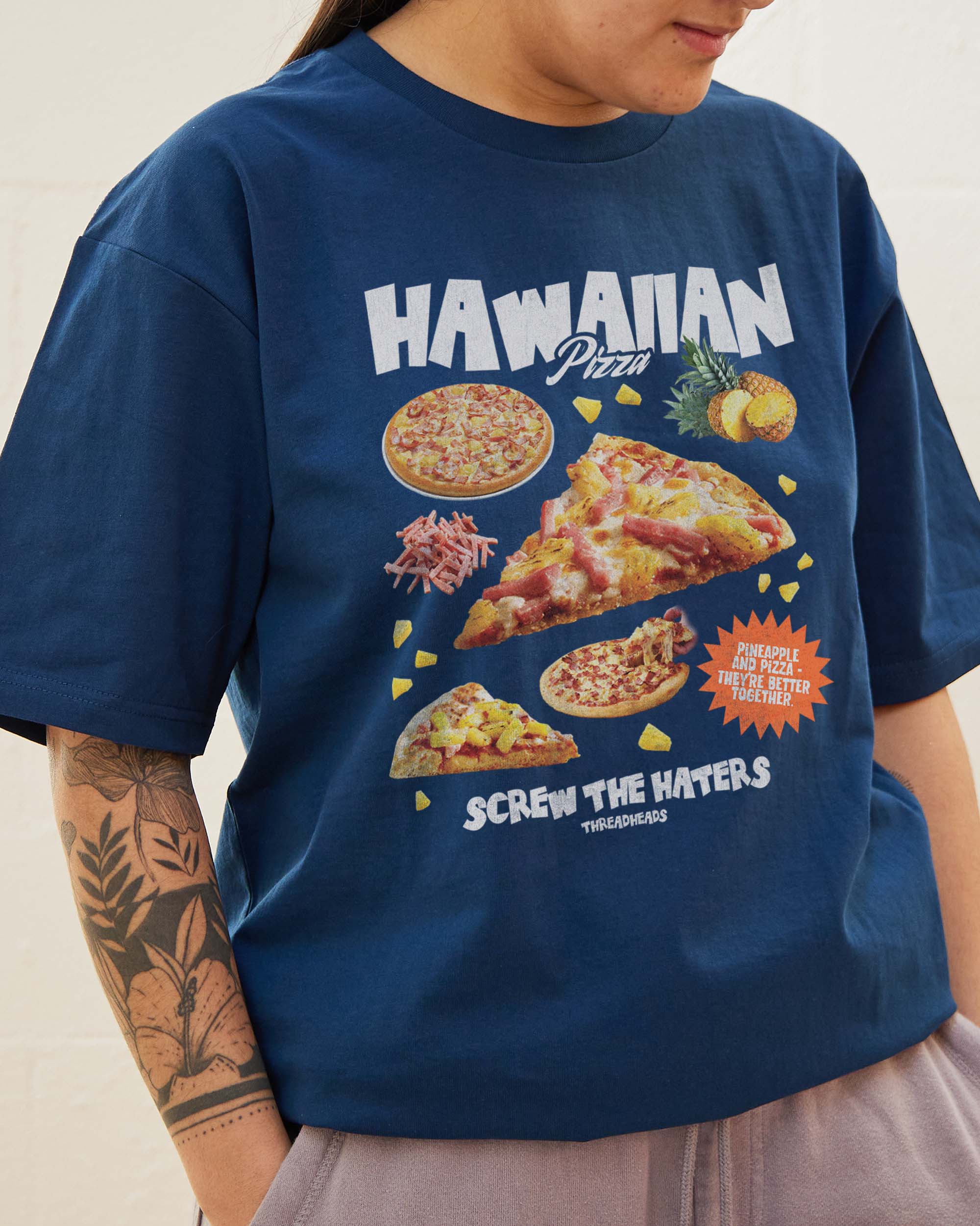 Hawaiian Pizza Bootleg T-Shirt