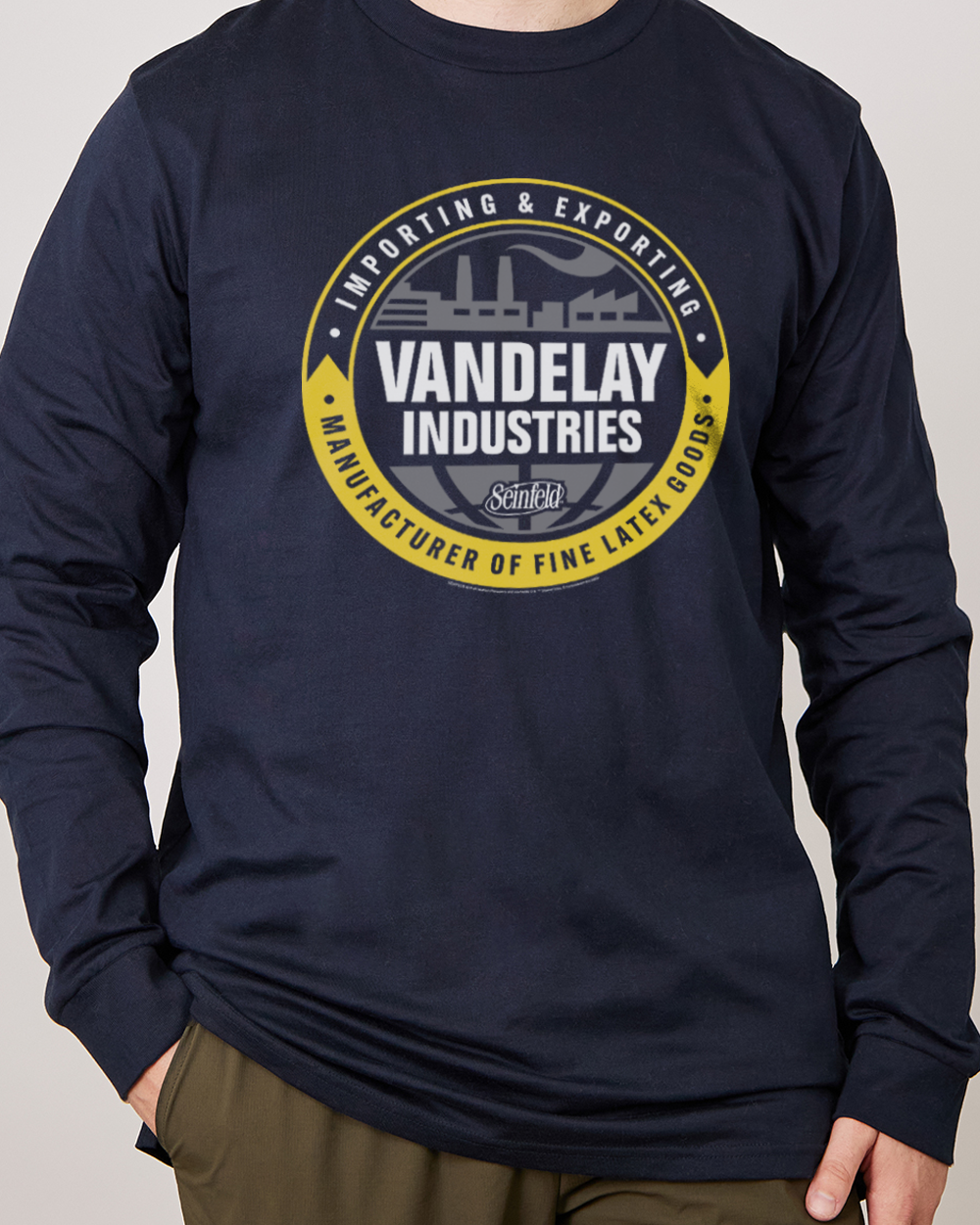 Vandelay Industries Logo Long Sleeve