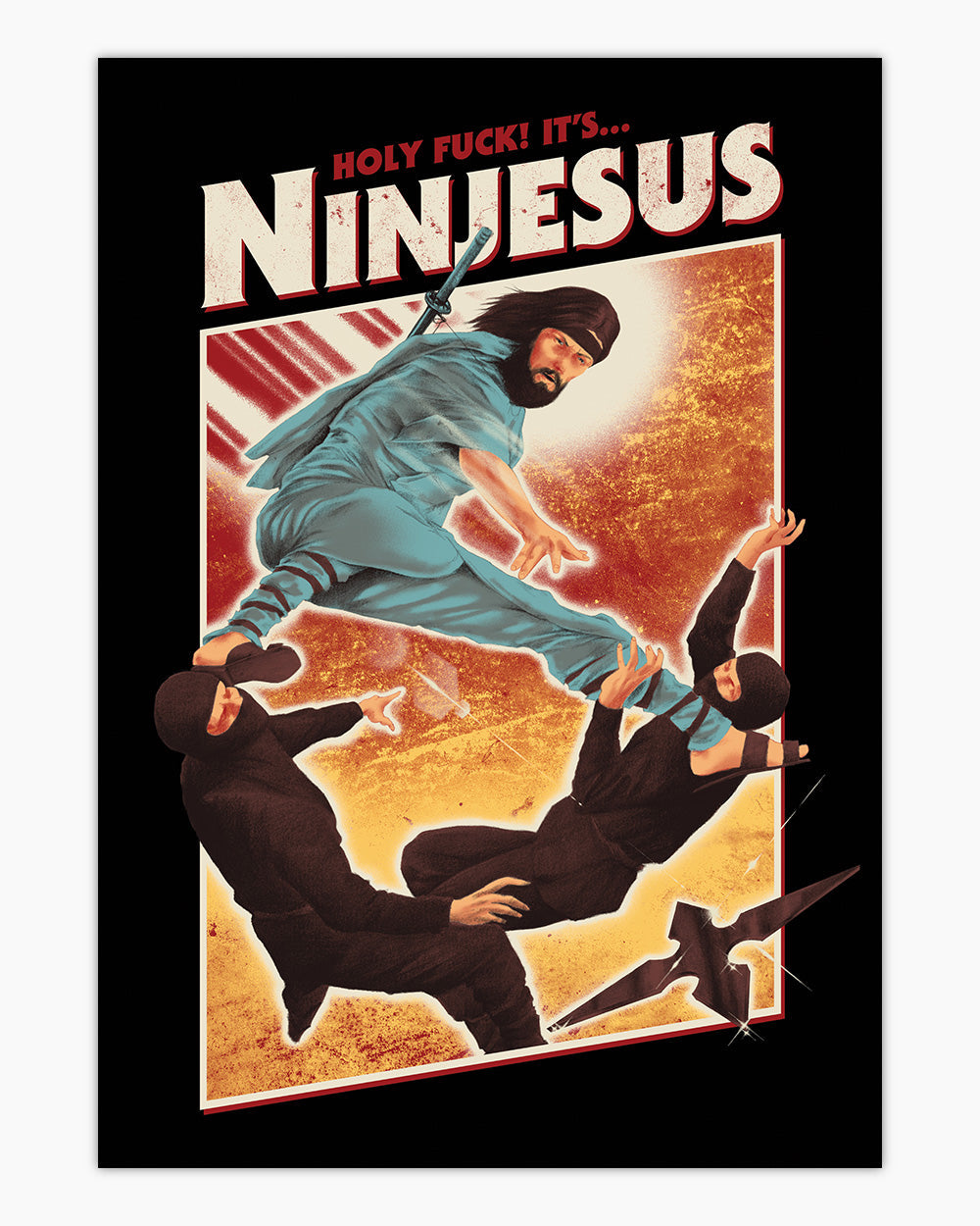 Ninjesus Art Print