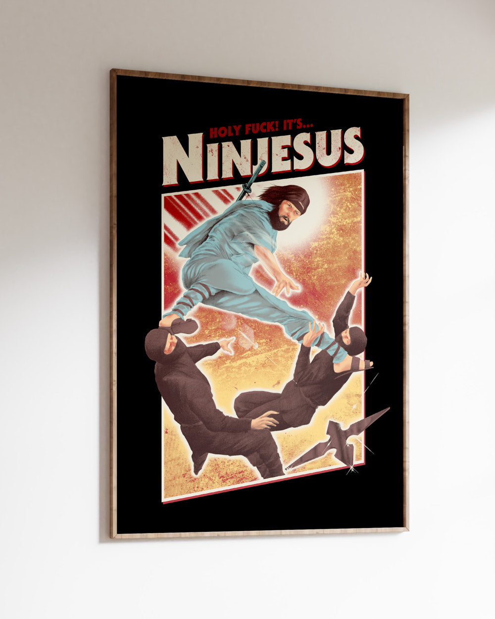 Ninjesus Art Print