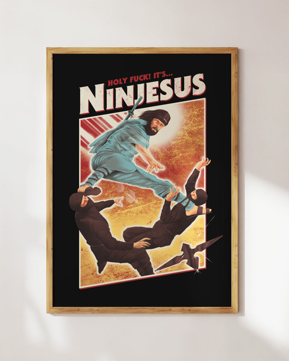 Ninjesus Art Print