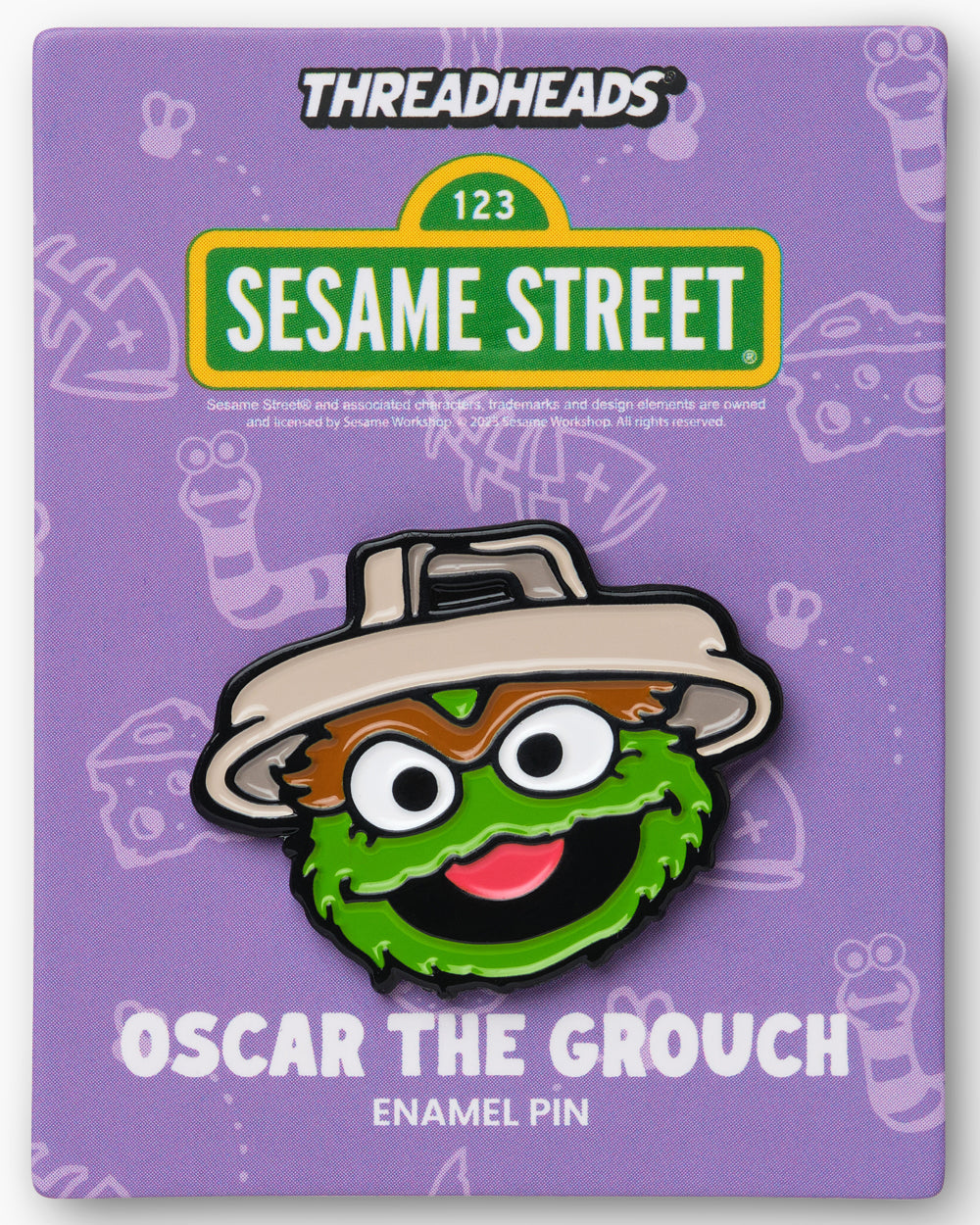 Oscar Face Enamel Pin