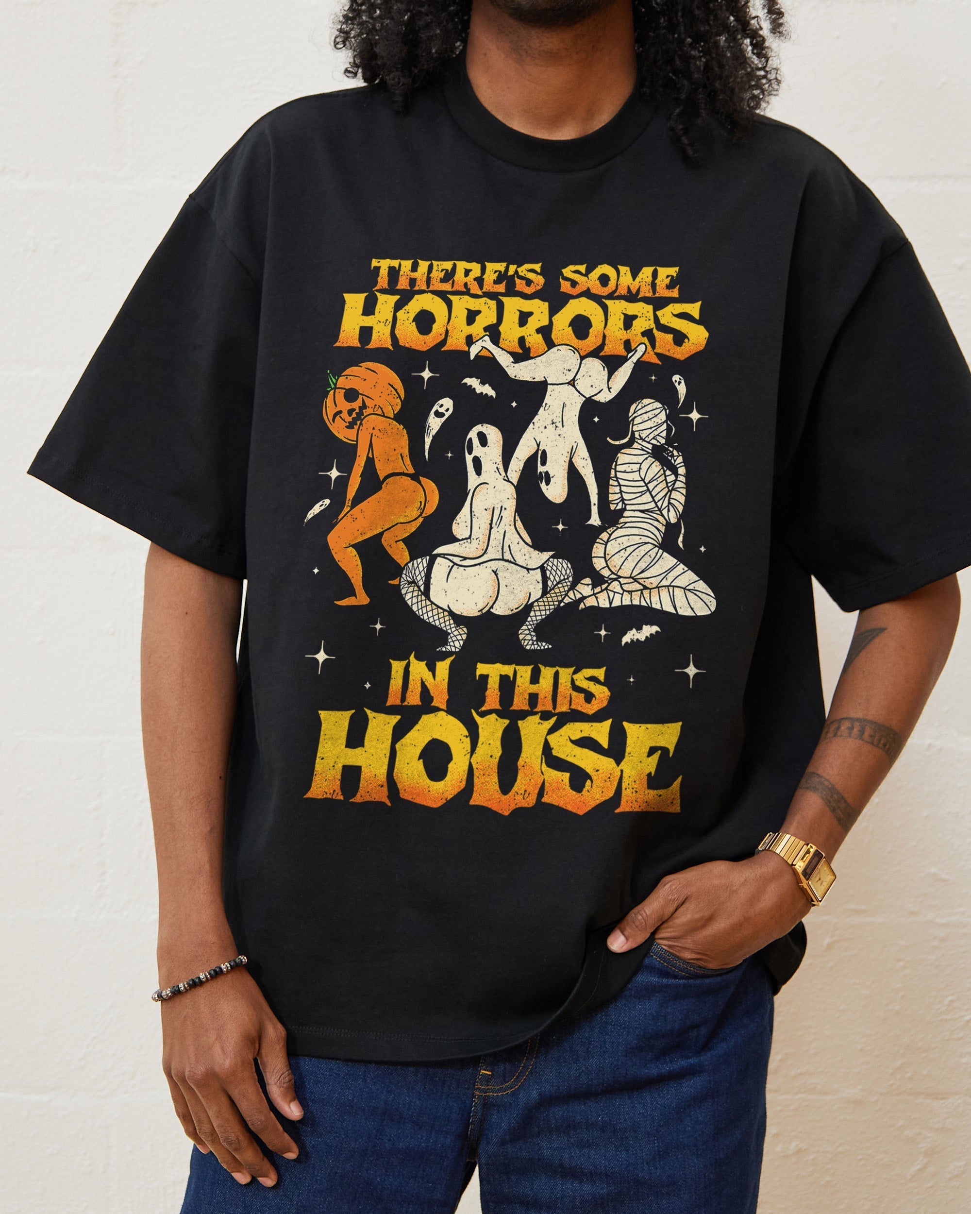 There's Some Horrors In This House Oversized Tee