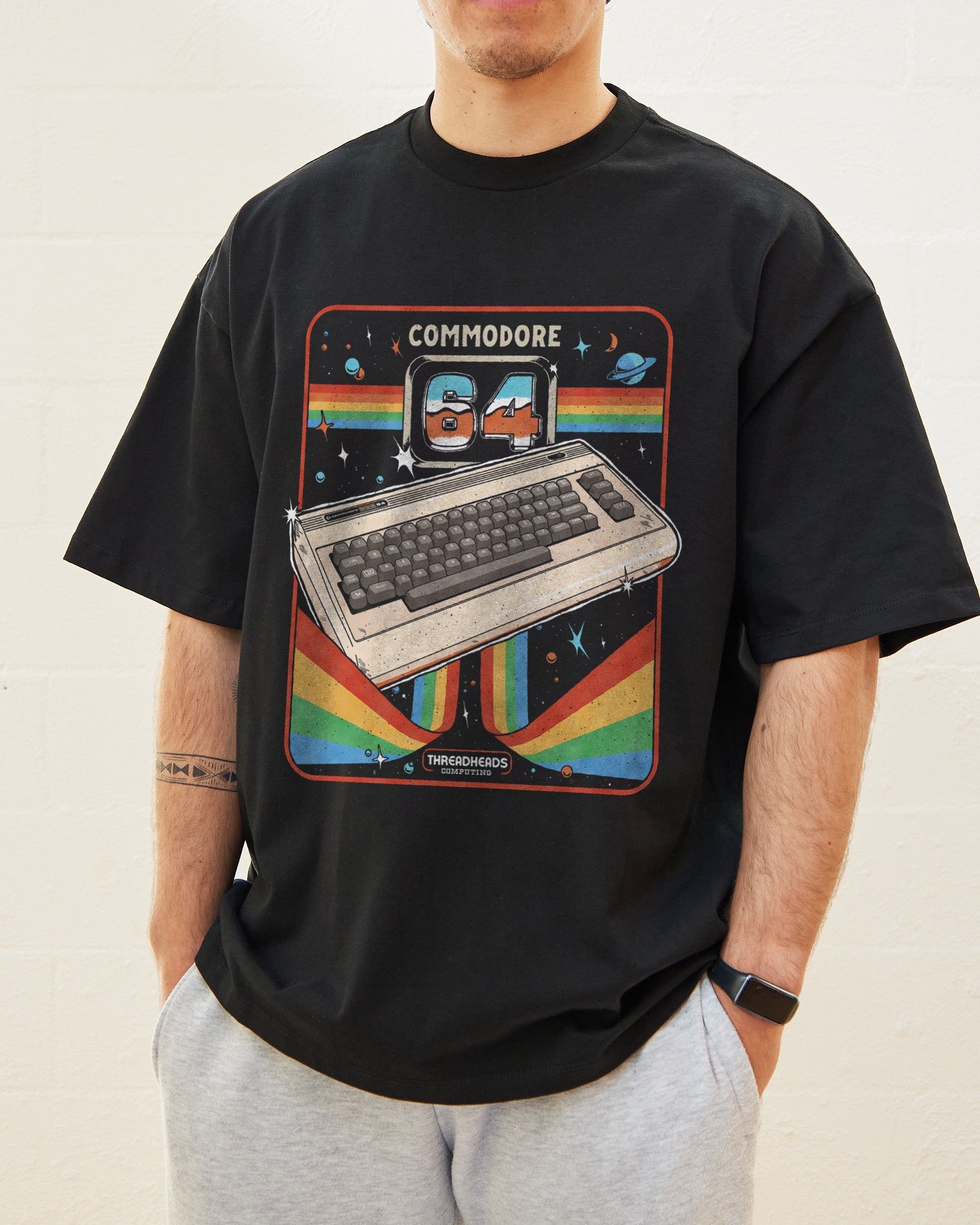 Commodore 64 Advanced Home Computer Oversized Tee