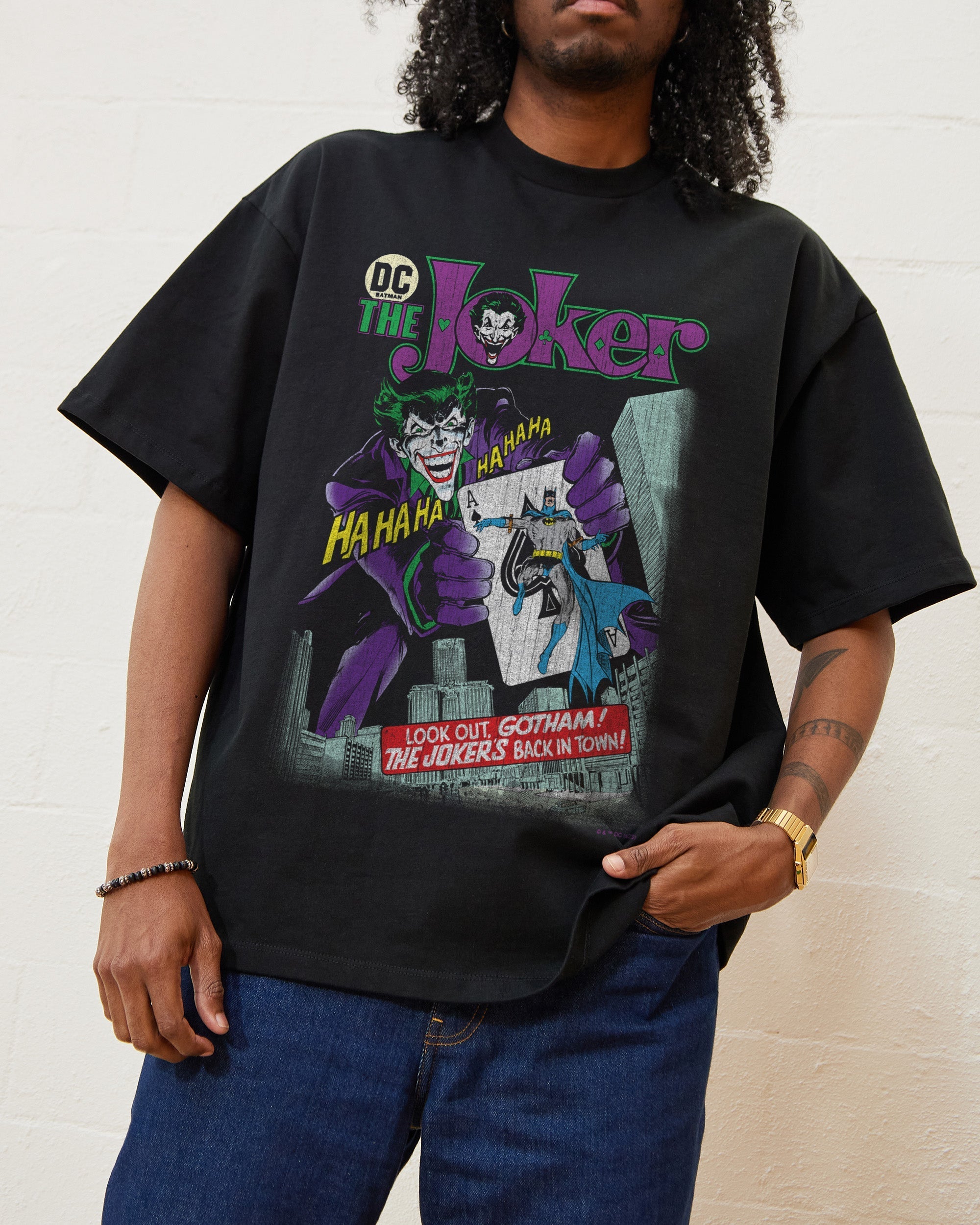 The Joker's Back in Town Oversized Tee