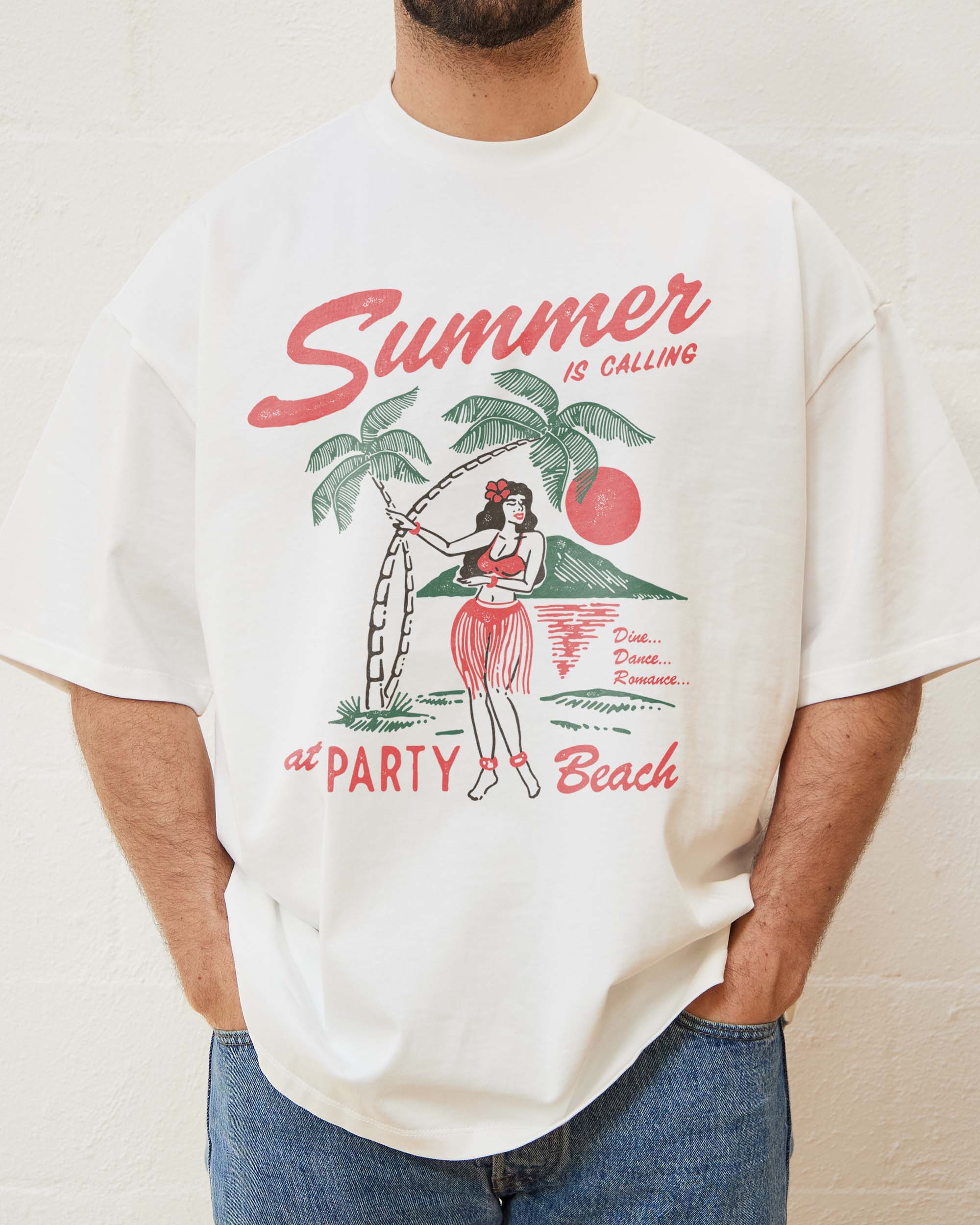 Summer is Calling Oversized Tee