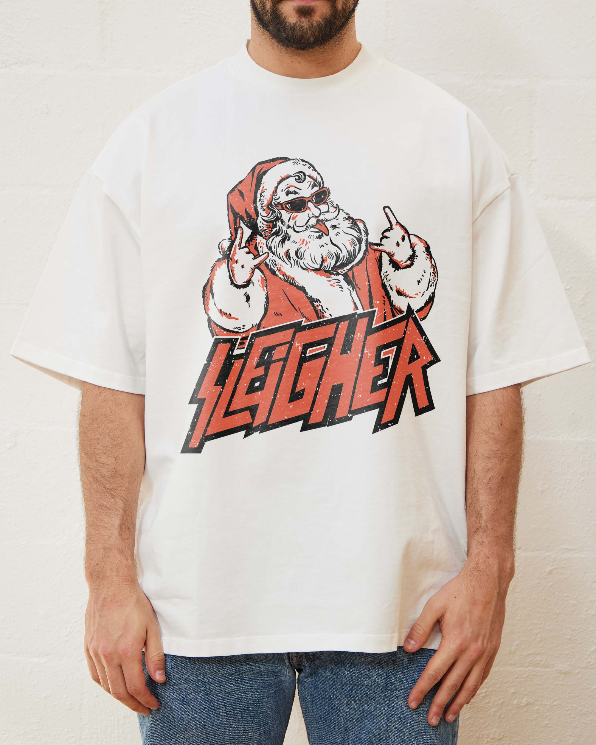 Santa Sleigher Oversized Tee