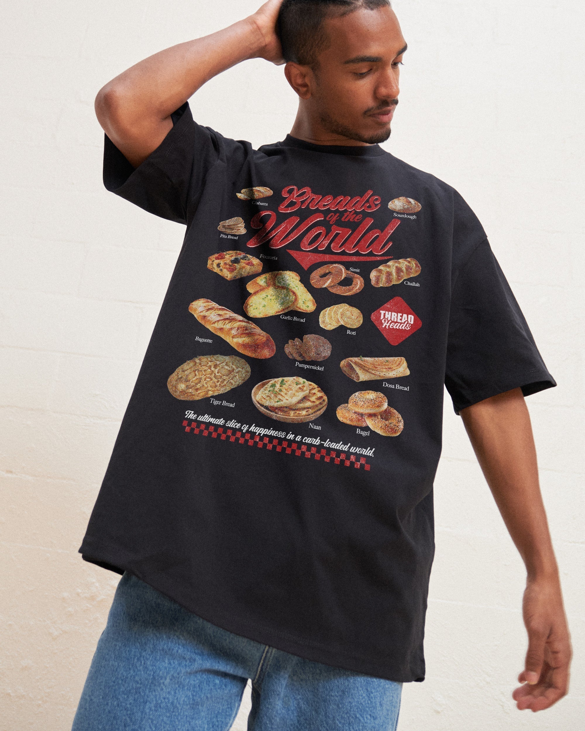 Breads of the World Oversized Tee