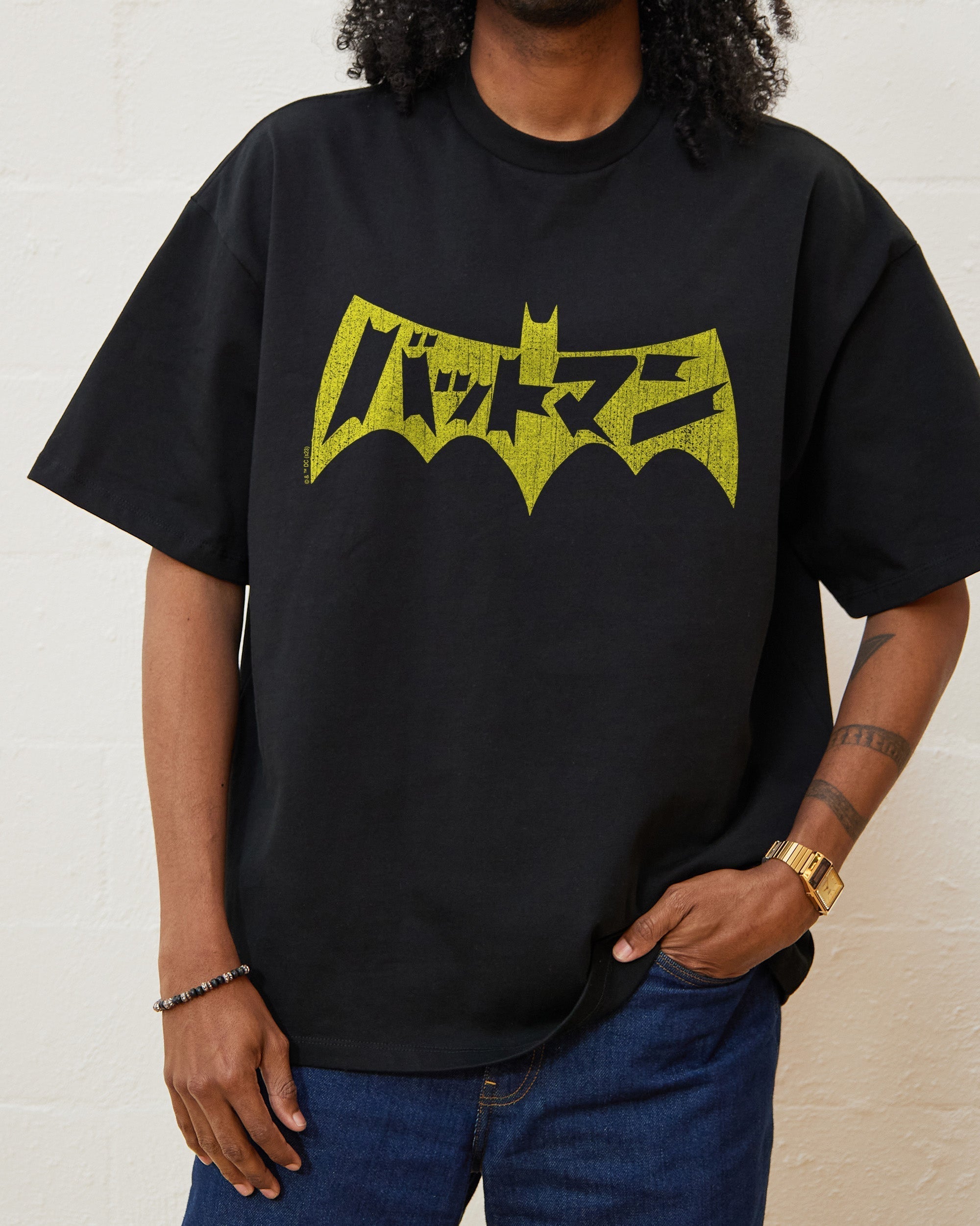 Japanese Bat Logo Oversized Tee