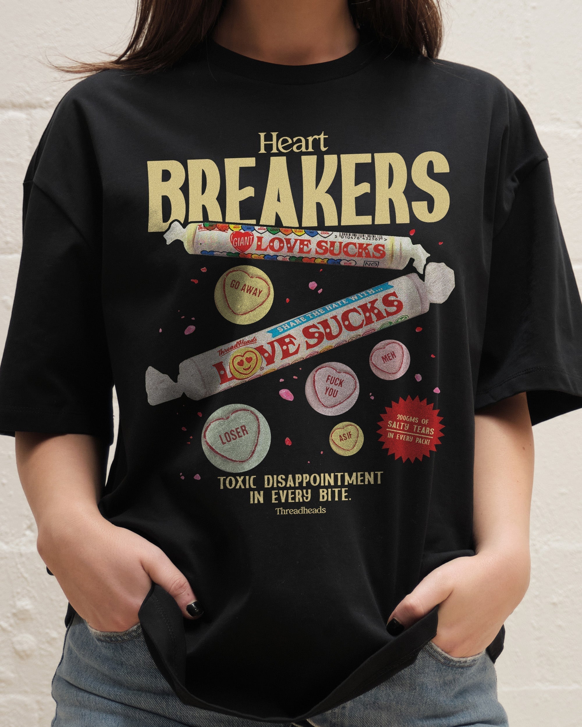 Heart Breakers Oversized Tee