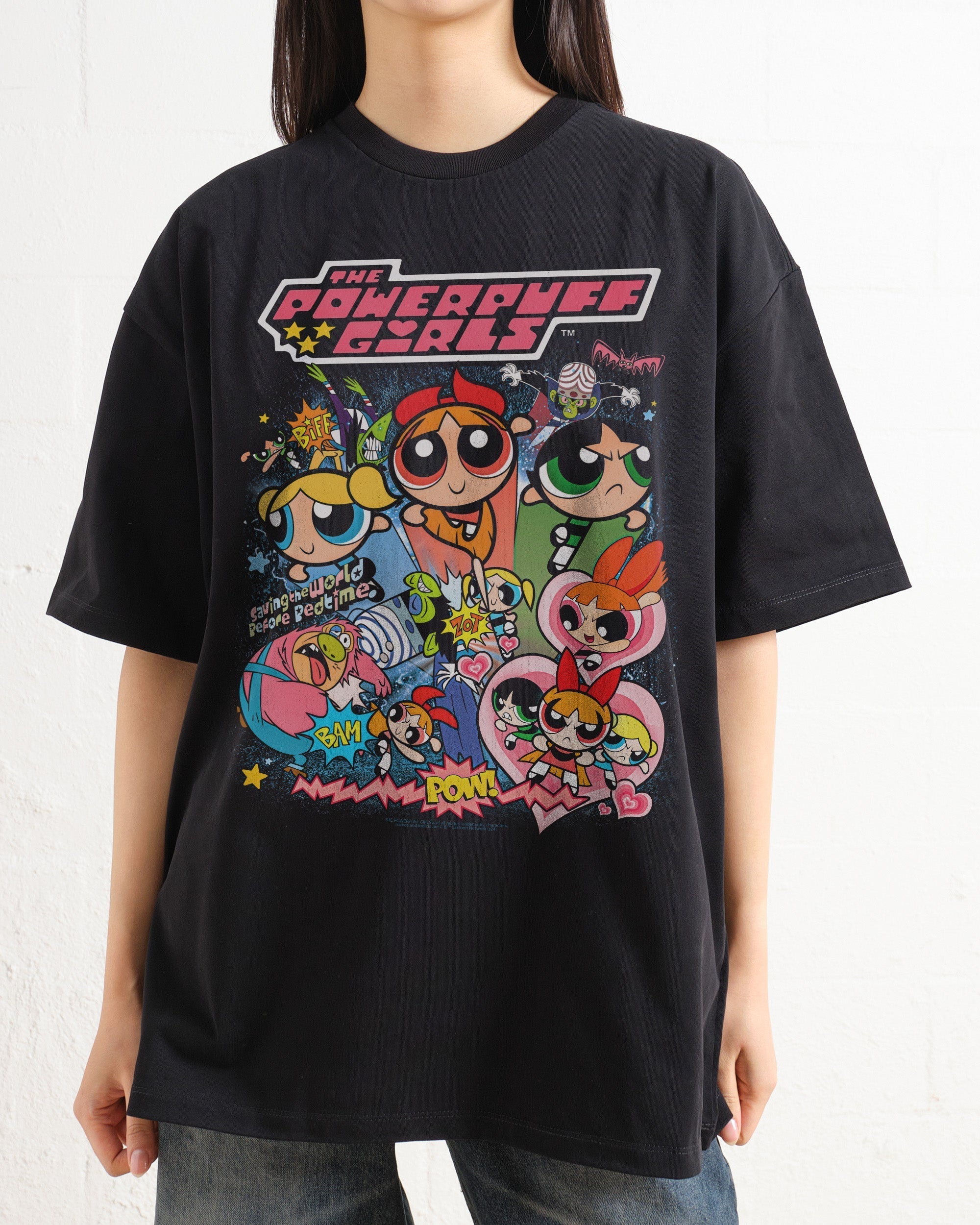 Powerpuff Girls Vintage Oversized Tee