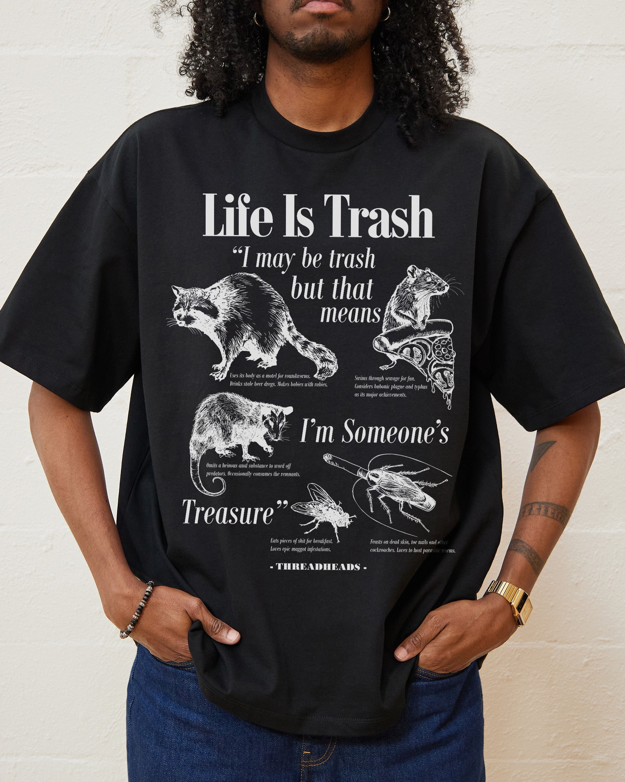 Life Is Trash Oversized Tee