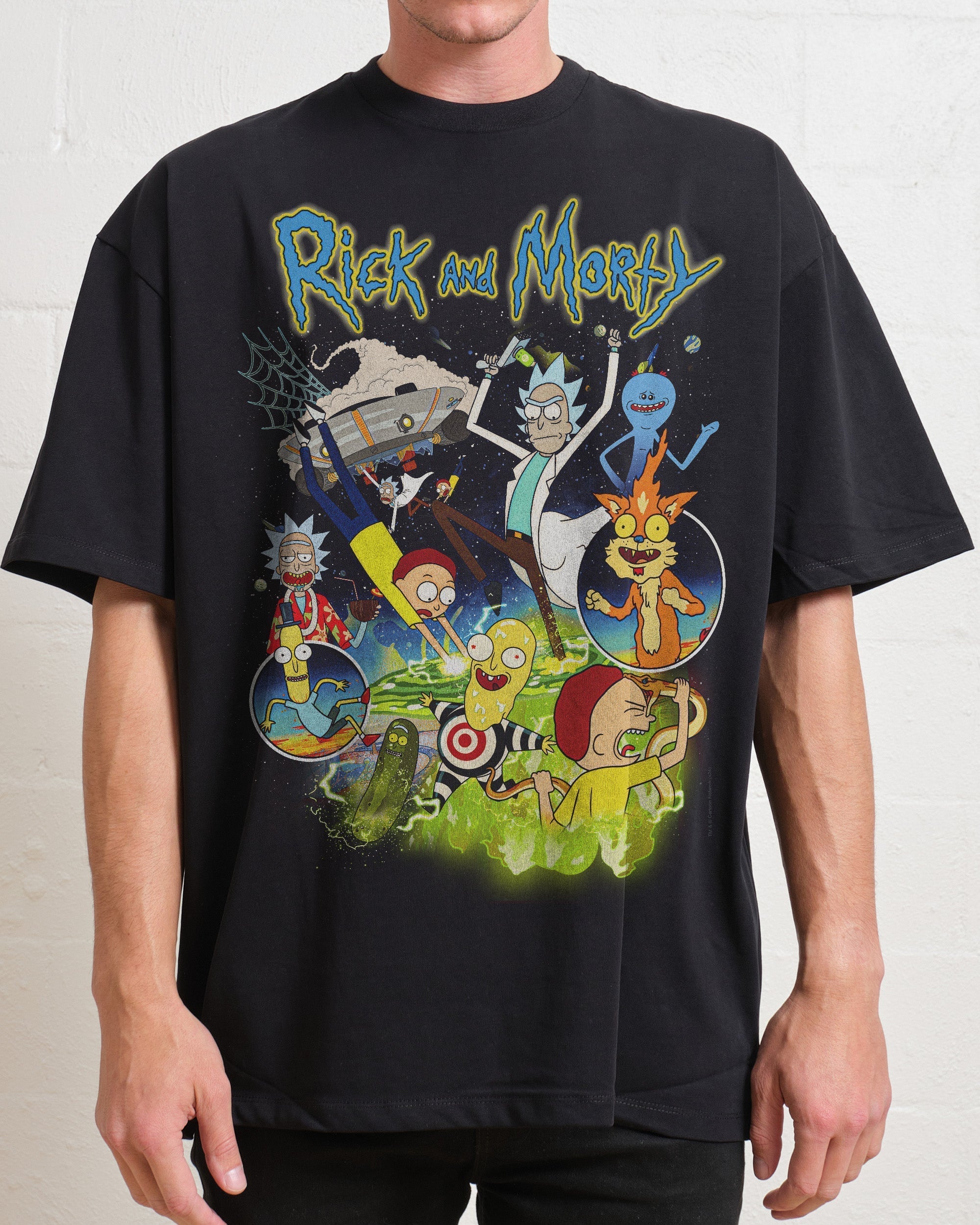 Rick and Morty Vintage Oversized Tee