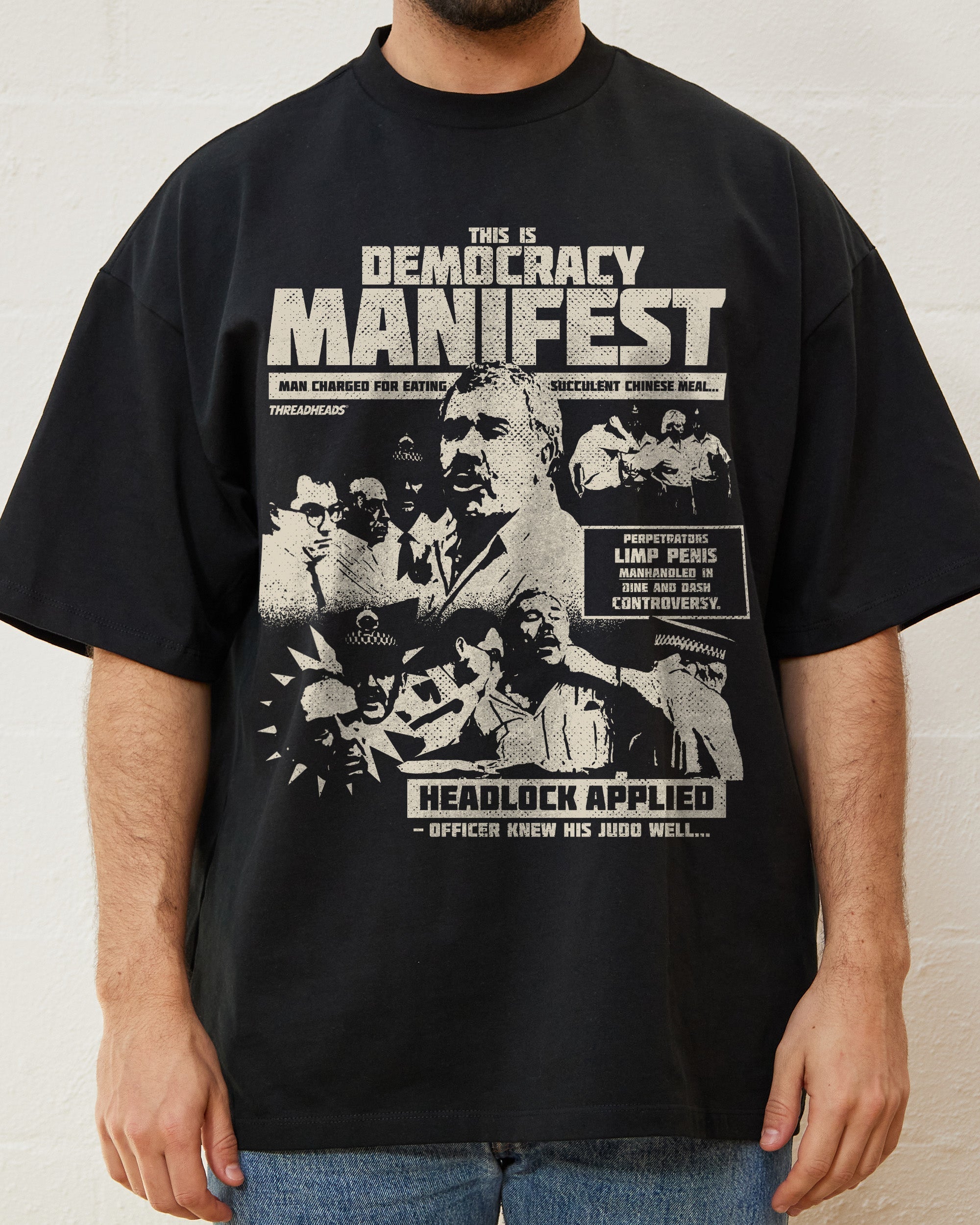 Democracy Manifest: Tabloid Edition Oversized Tee