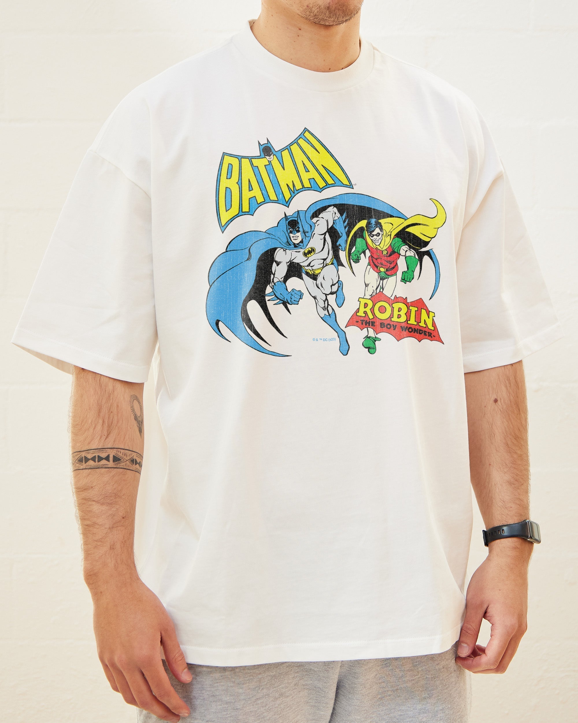 Batman and  Robin The Boy Wonder Oversized Tee