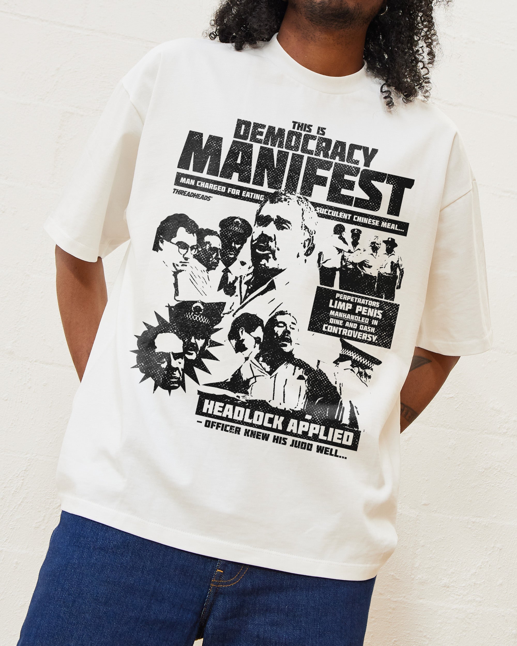 Democracy Manifest: Tabloid Edition Oversized Tee