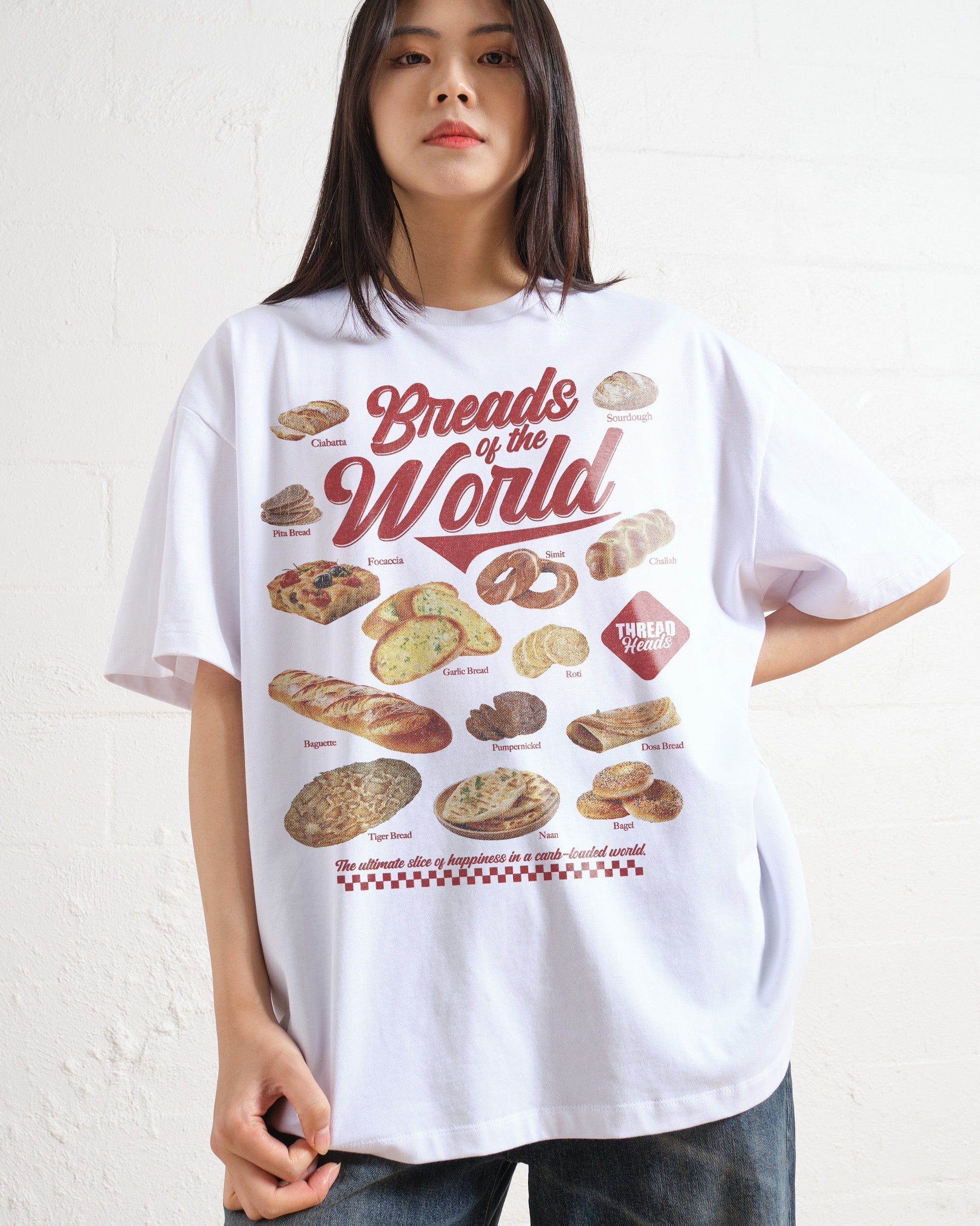 Breads of the World Oversized Tee