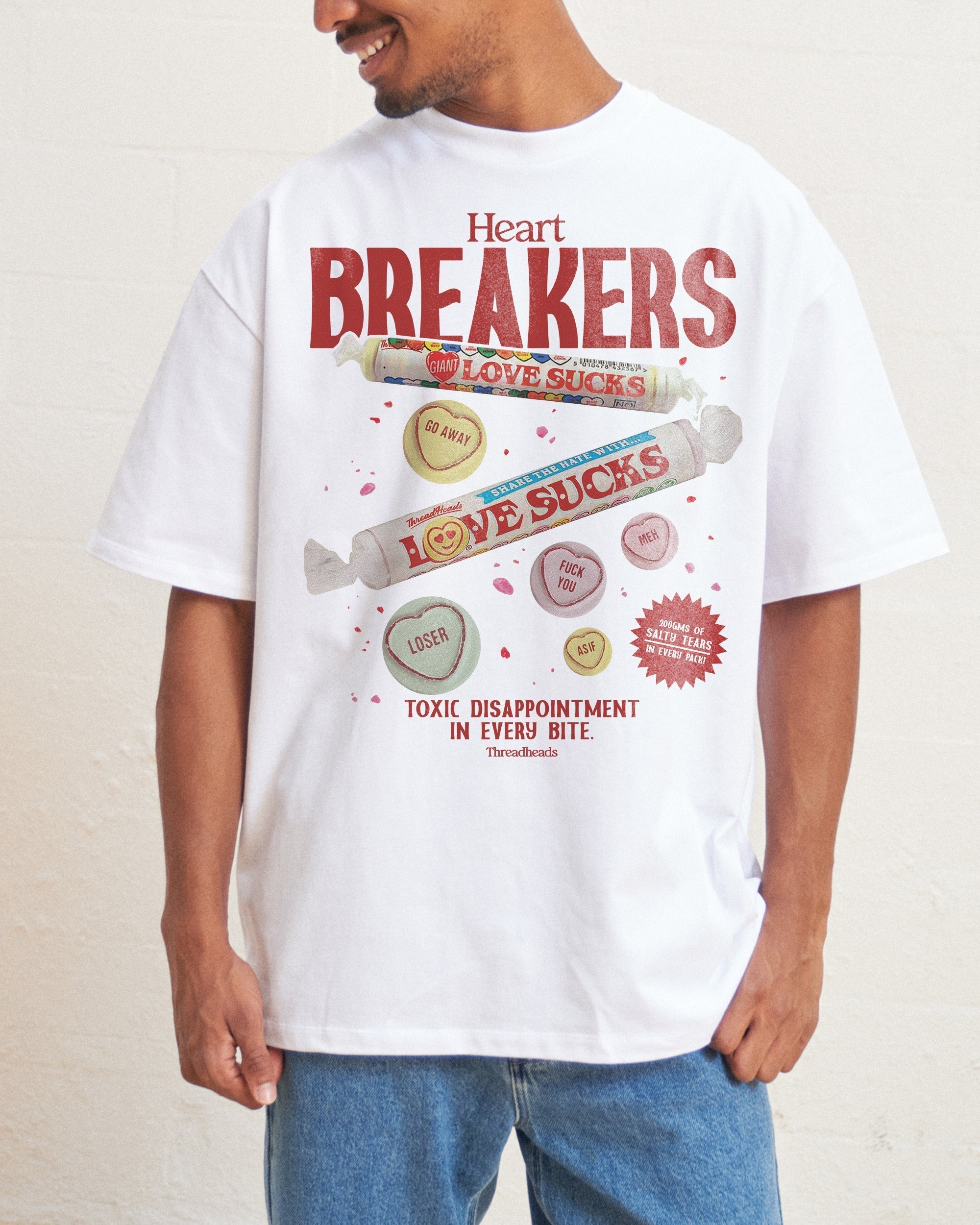 Heart Breakers Oversized Tee