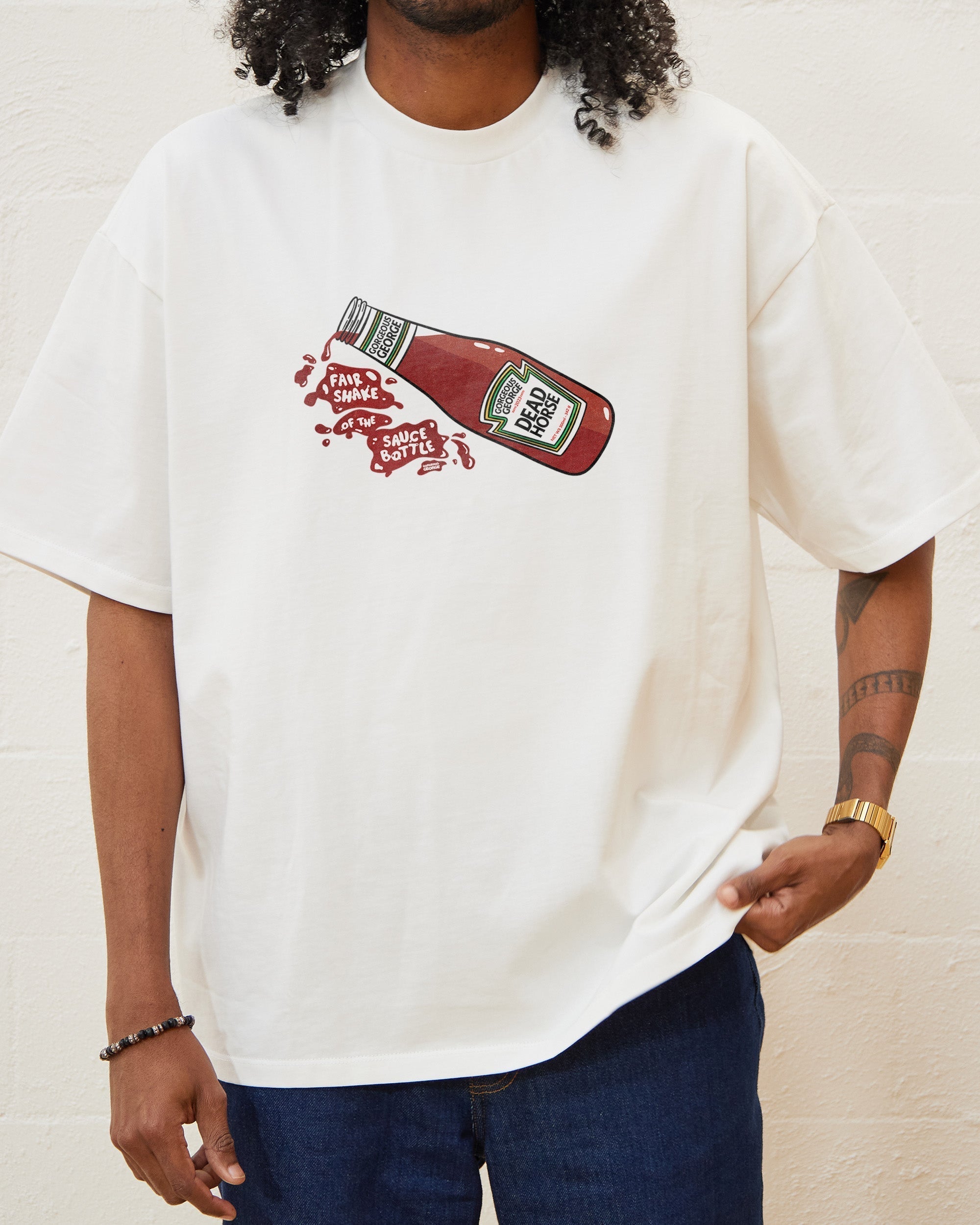 Fair Shake of the Sauce Bottle Oversized Tee