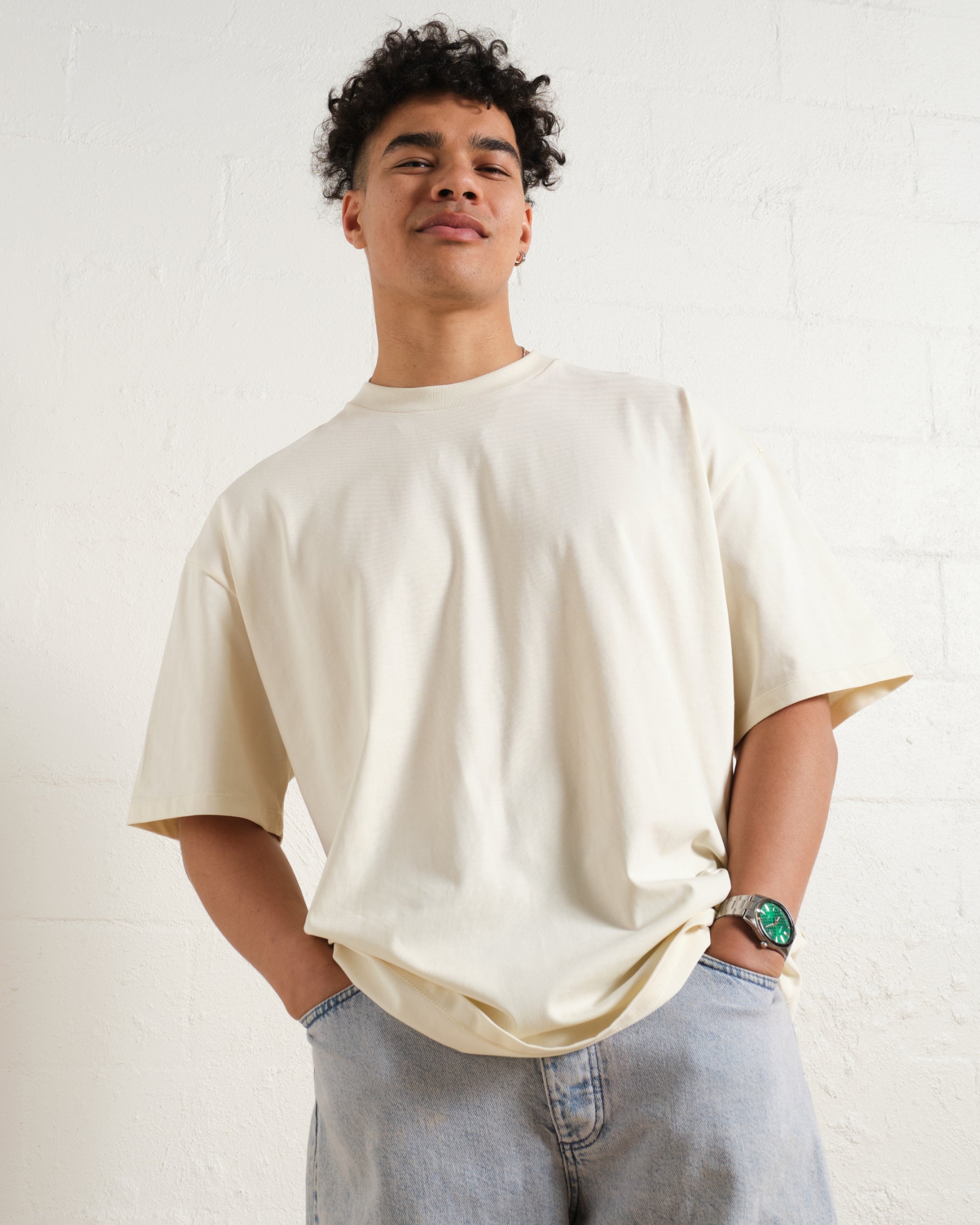 Oversized Tee 2 Pack: Black, Natural