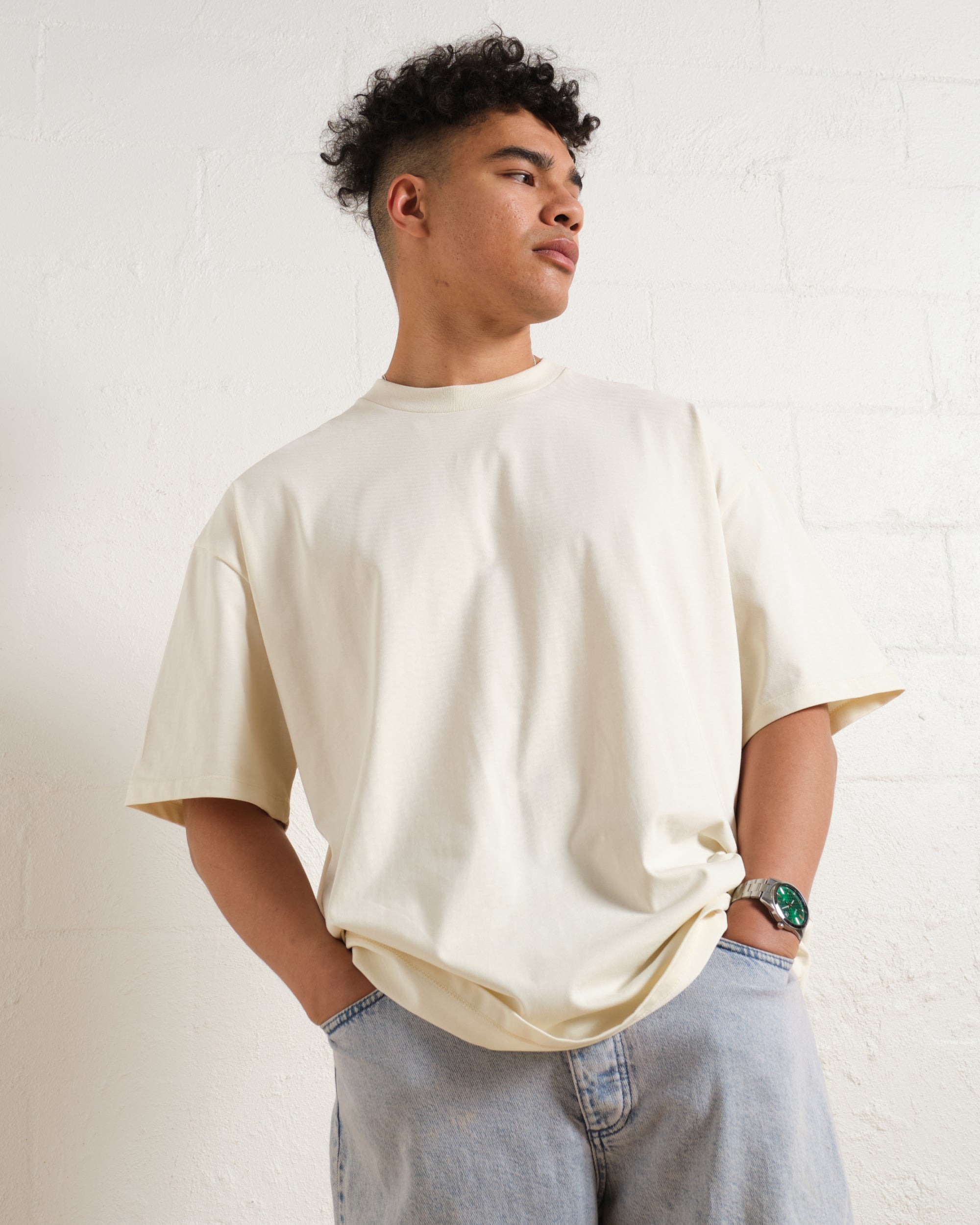 Oversized Tee 2 Pack: Natural, Brown