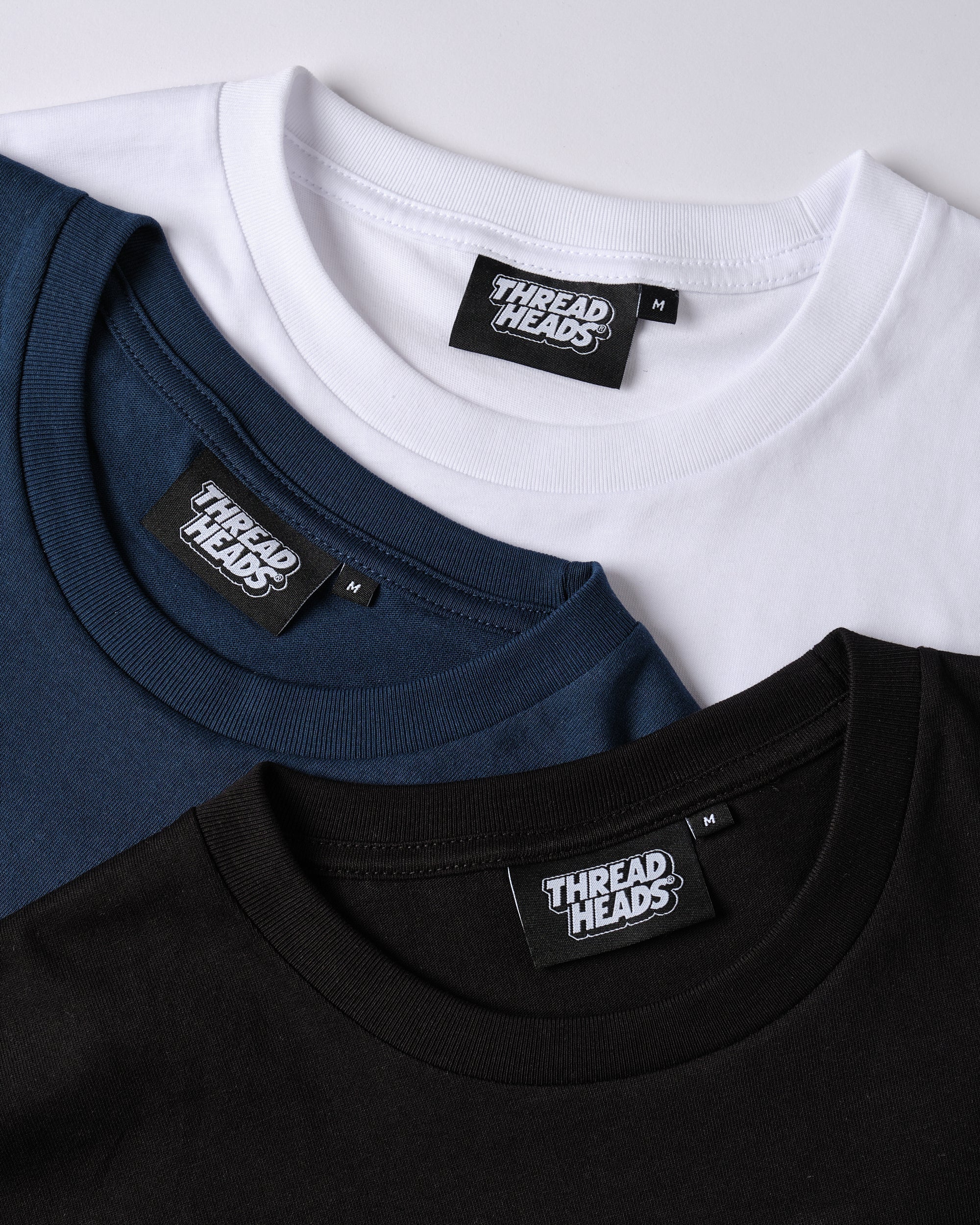 Classic Tee 3-Pack: Black, Navy, White