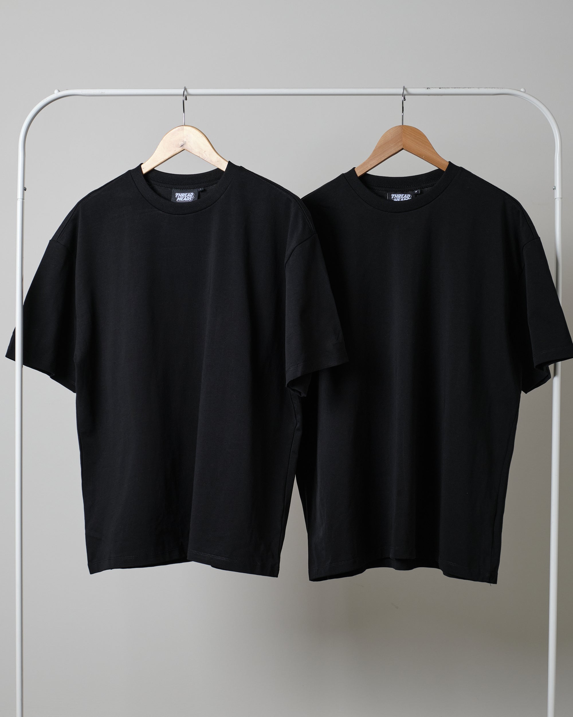 Oversized Tee 2-Pack: Black