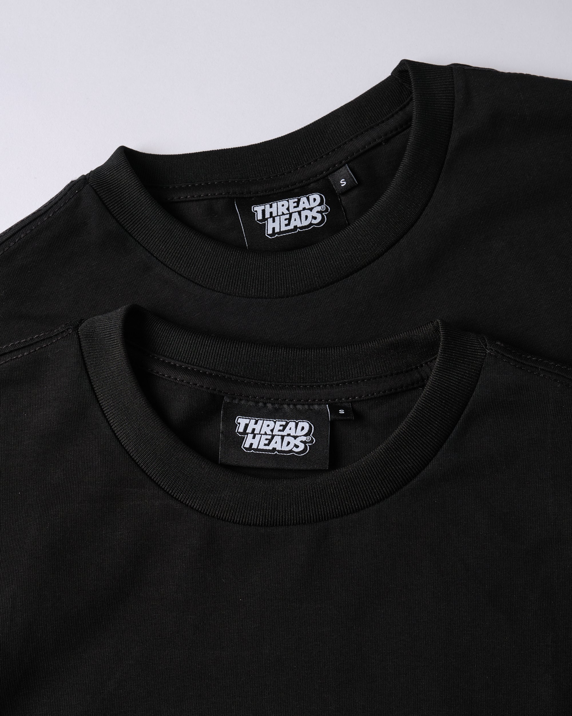 Oversized Tee 2-Pack: Black