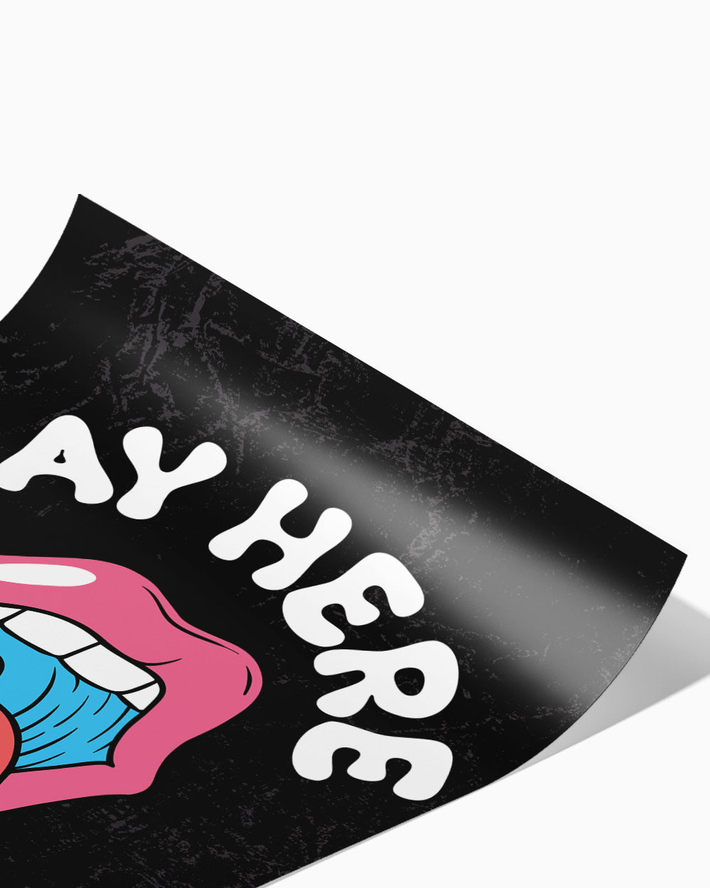 Pay Here Art Print