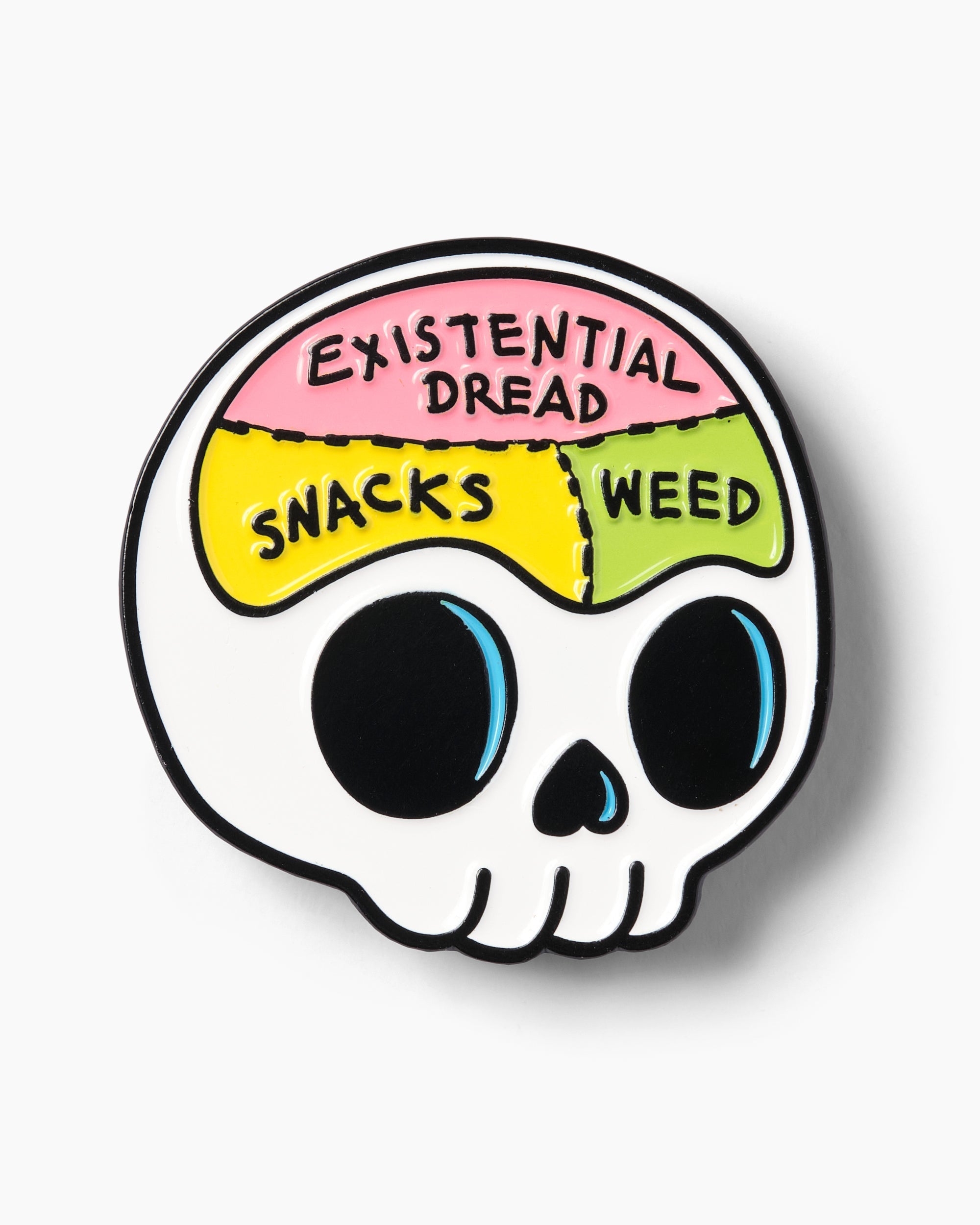 Dread Skull  Enamel Pin