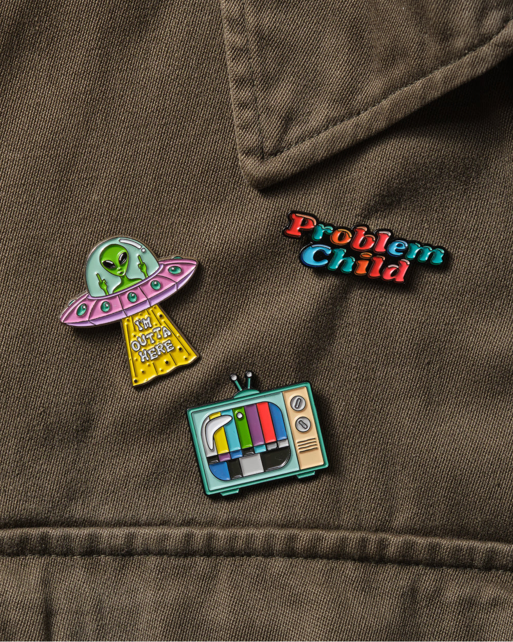 I'm Outta Here Enamel Pin