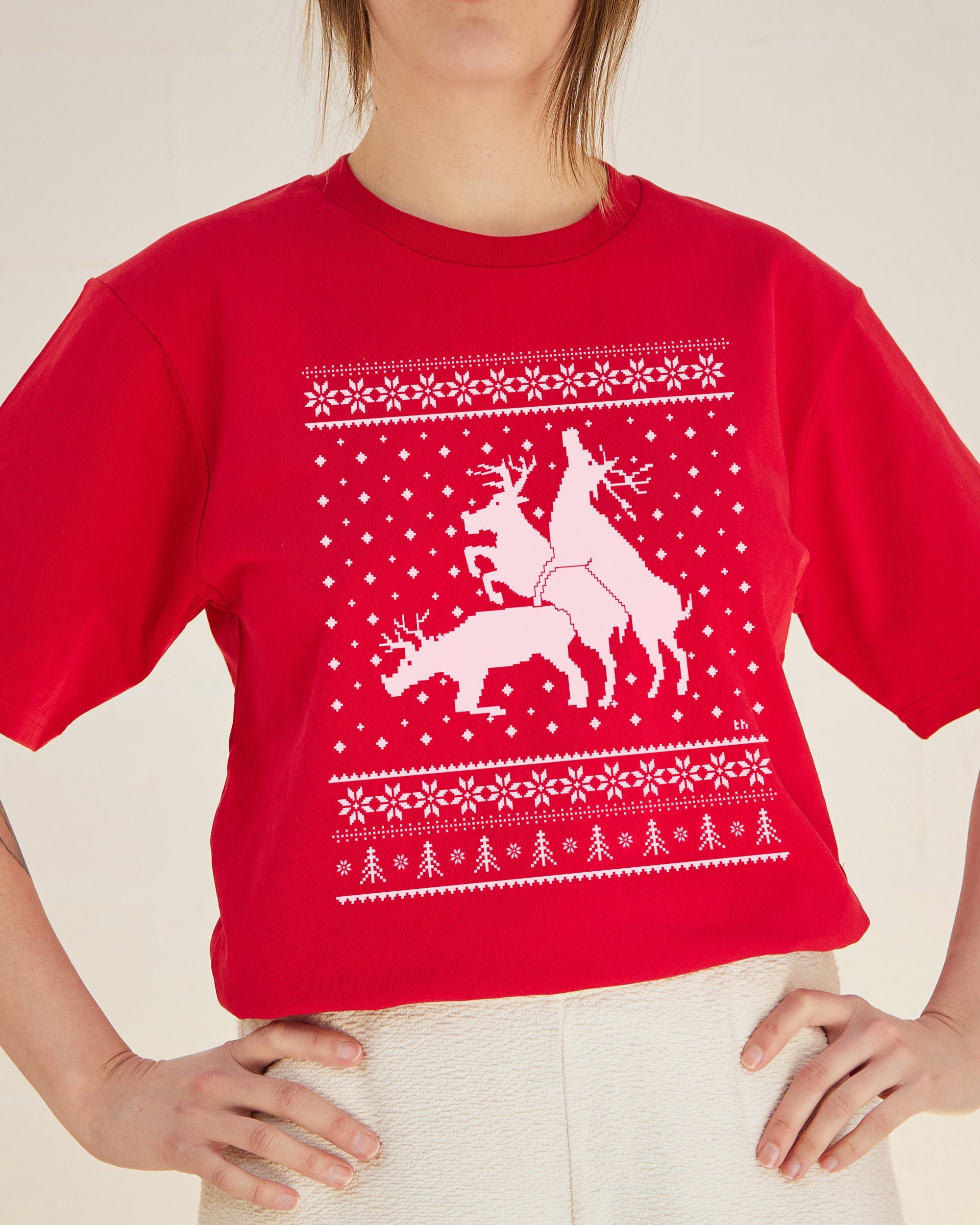 Sexing Reindeer Ugly Jumper T-Shirt