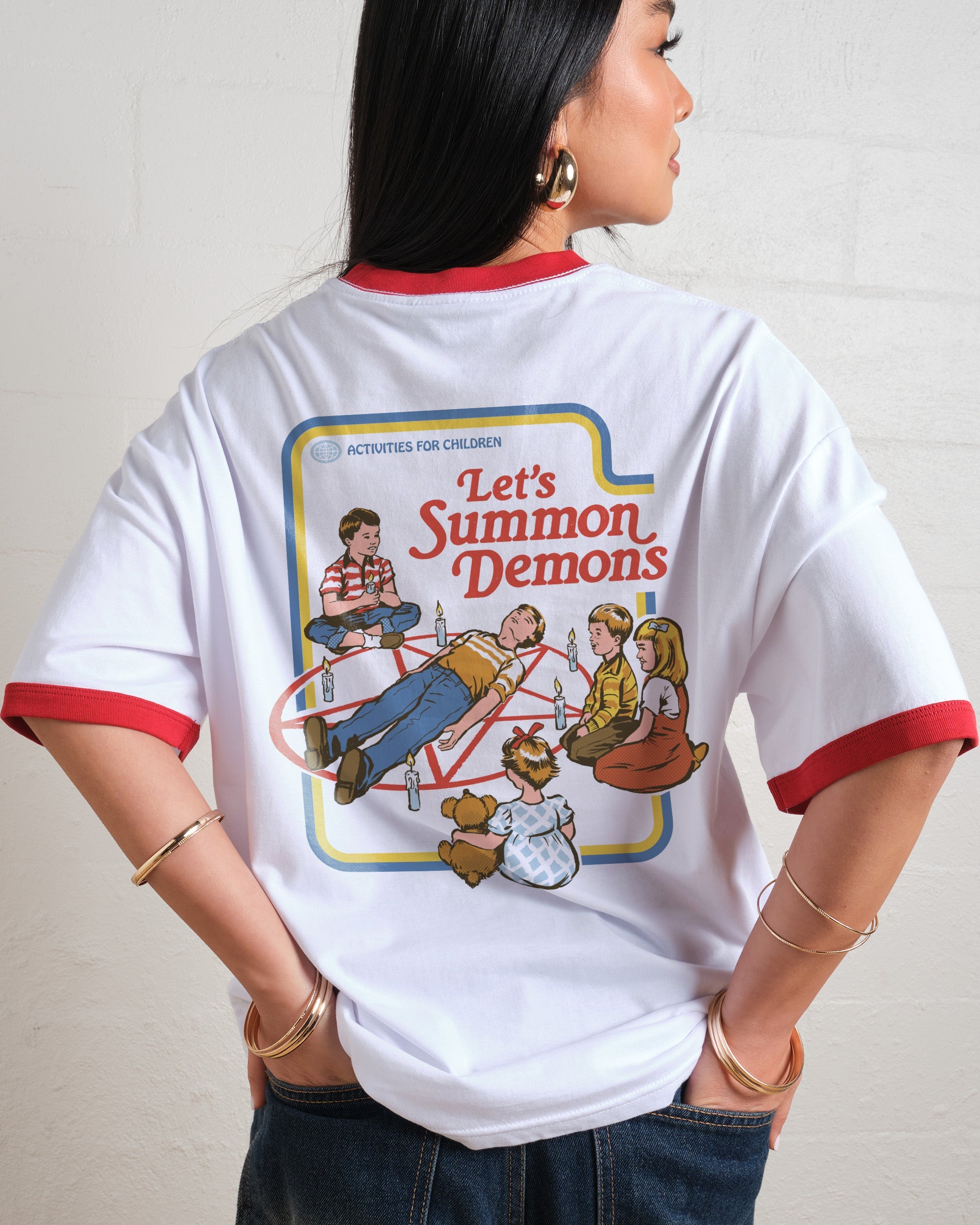 Let's Summon Demons Front and Back T-Shirt