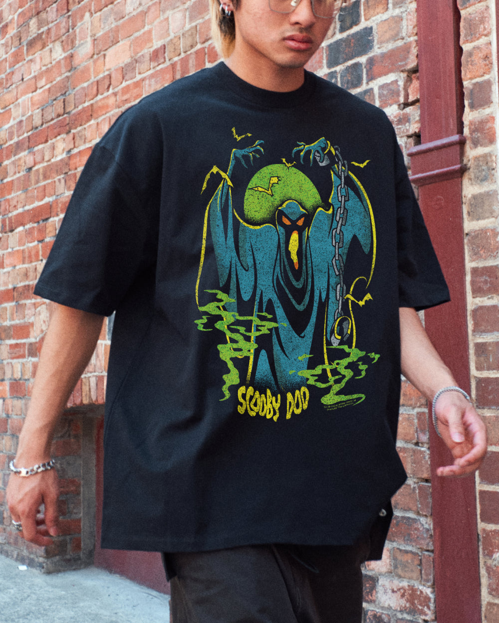 Scooby-Doo Green Ghost Oversized Tee