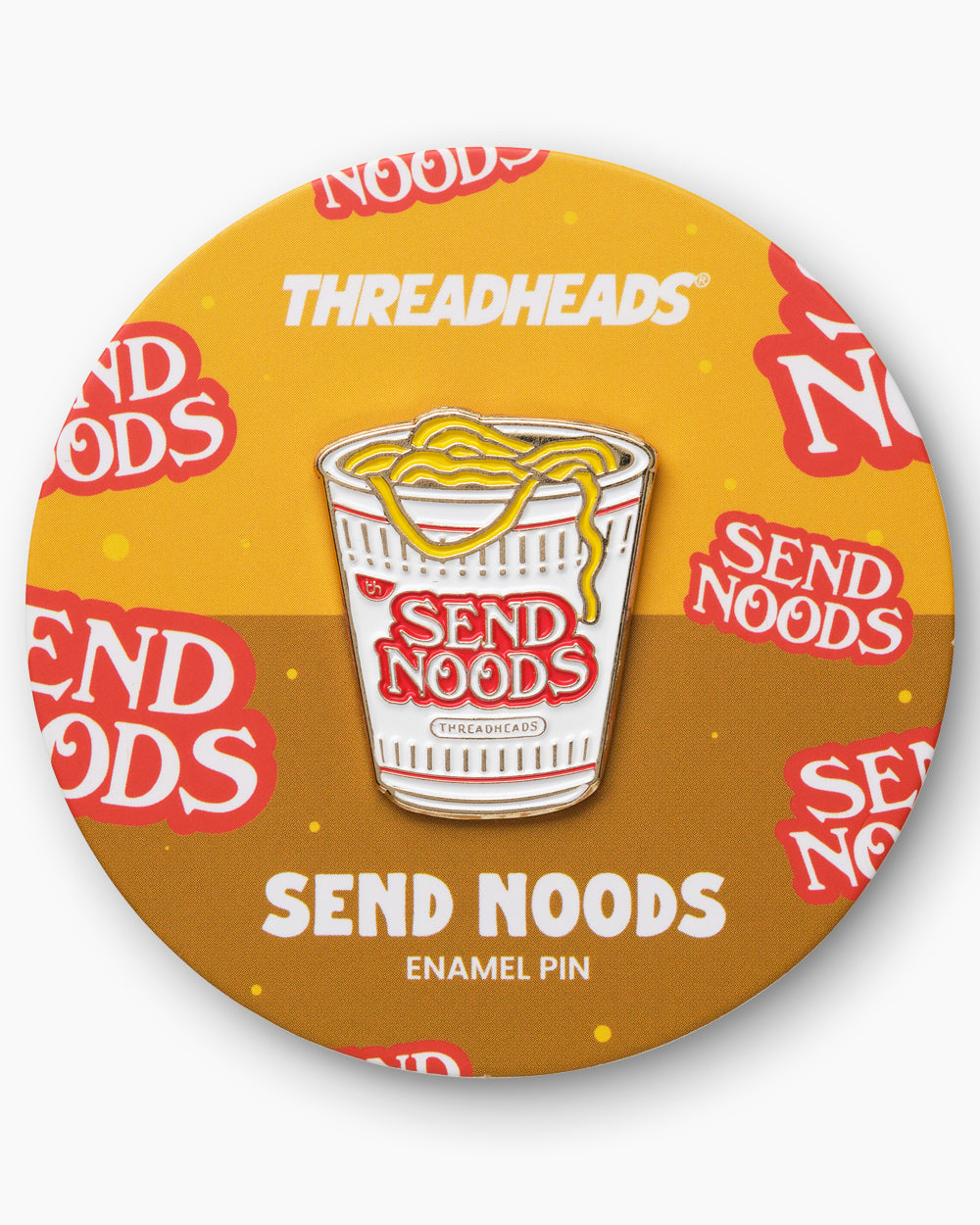 Send Noods Enamel Pin