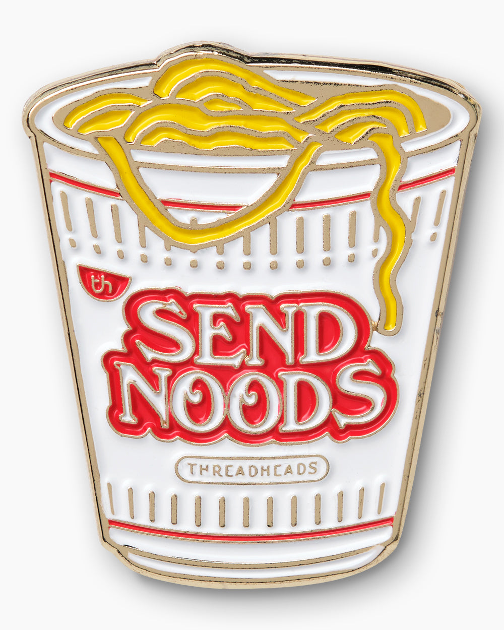 Send Noods Enamel Pin