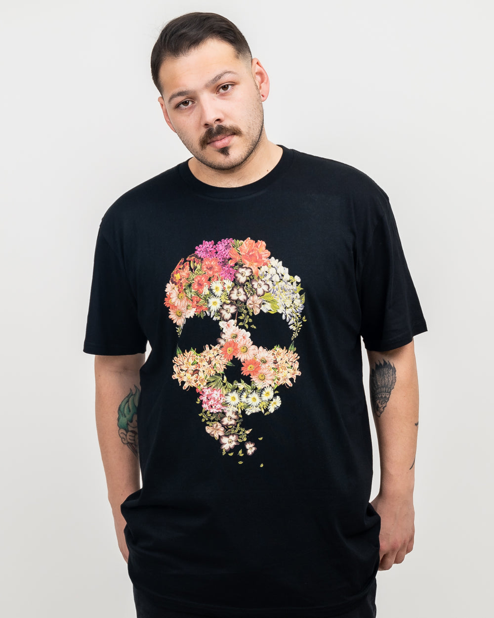 Skull Floral Decay T-Shirt